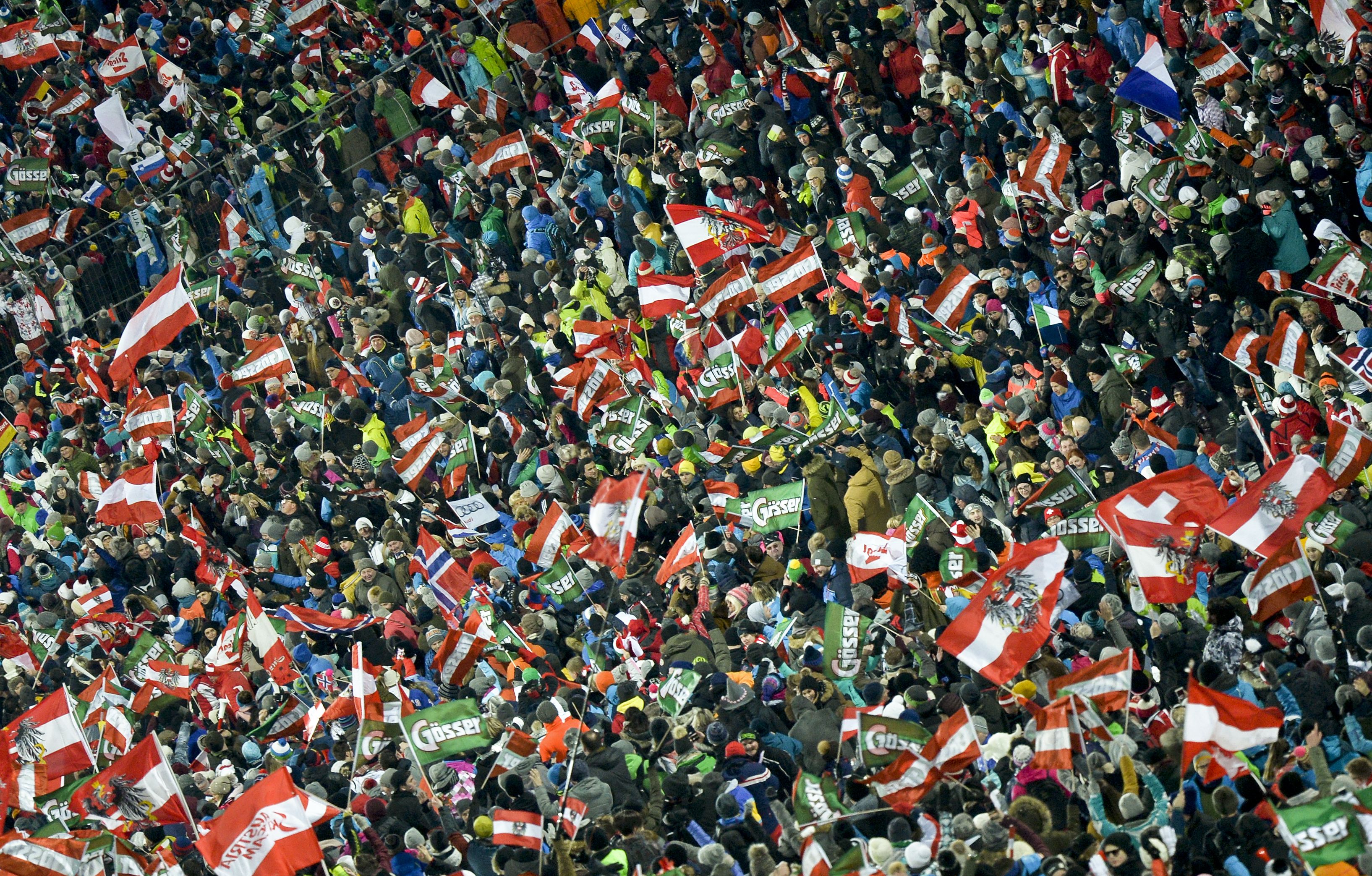 Über 40.000 Fans in Schladming