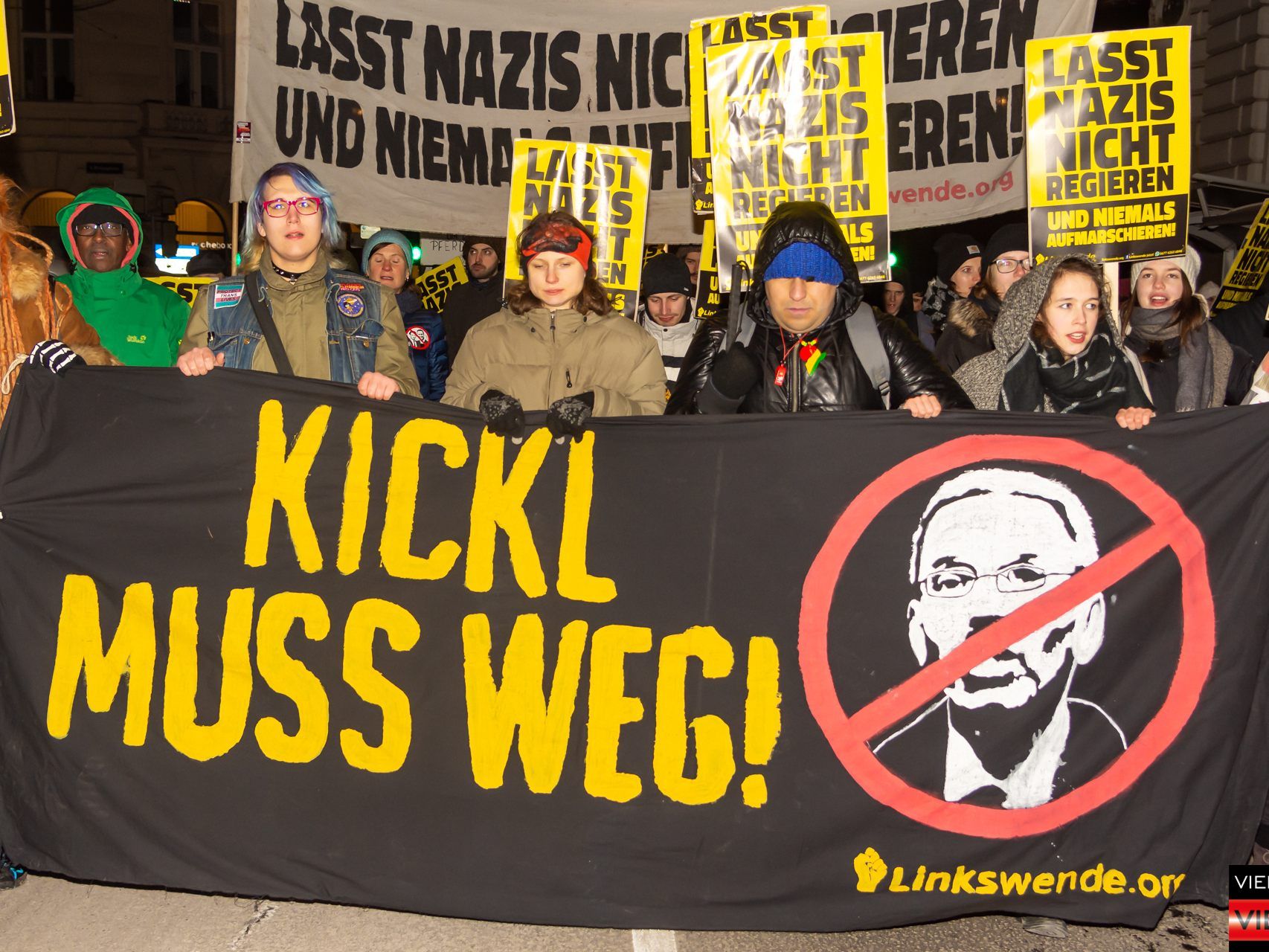 Demonstration gegen den FPÖ-Akademikerball - 25.01.2019