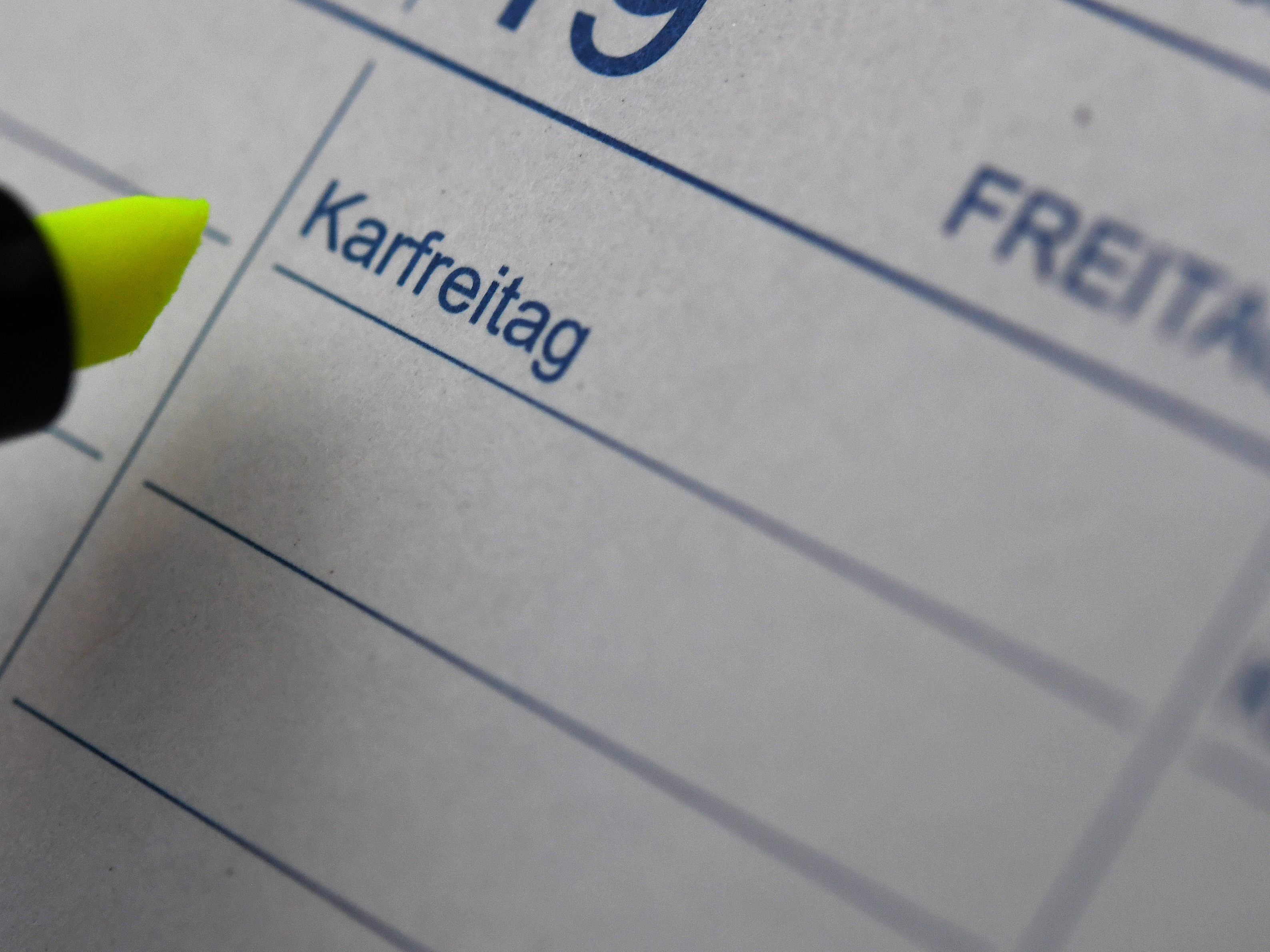 Der Karfreitag soll laut Experten zum Feiertag für alle werden. Der Karfreitag soll laut Experten zum Feiertag für alle werden.