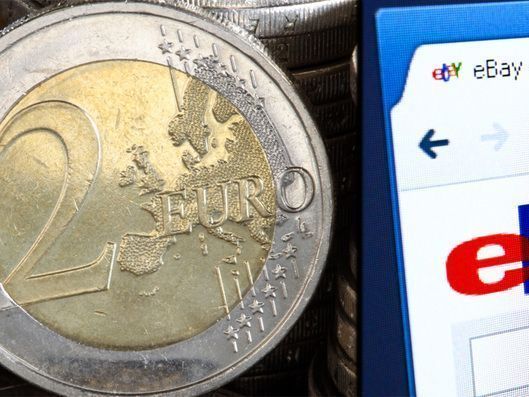 2 Euro Münze wird auf Ebay versteigert