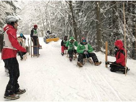 Der Skiclub Beschling tauscht die Skier mit dem Rodel.