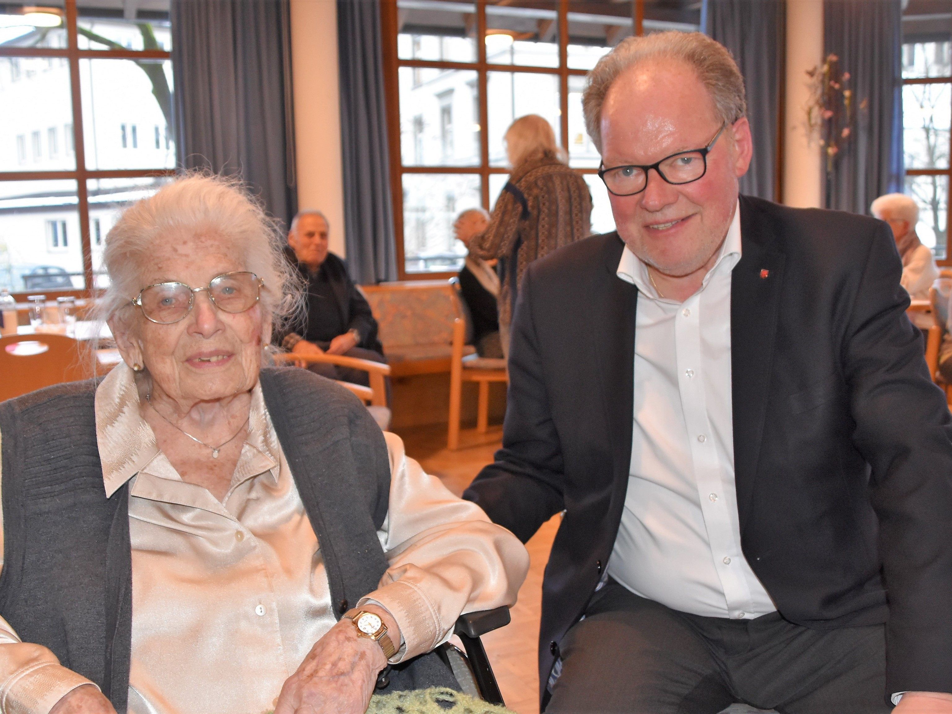Klara Gächter (Jahrgang 1912) und Werner Huber