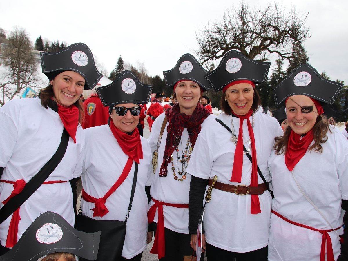 Piraten-Quintett: Lucia Rüf-Geiger, Birgit Moosbrugger, Angelika Baur, Judith Schilling-Grabher und Linda Vögel. Piraten-Quintett: Lucia Rüf-Geiger, Birgit Moosbrugger, Angelika Baur, Judith Schilling-Grabher und Linda Vögel.