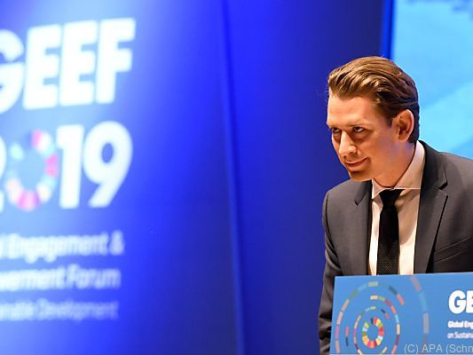 Kurz hielt Rede in Seoul