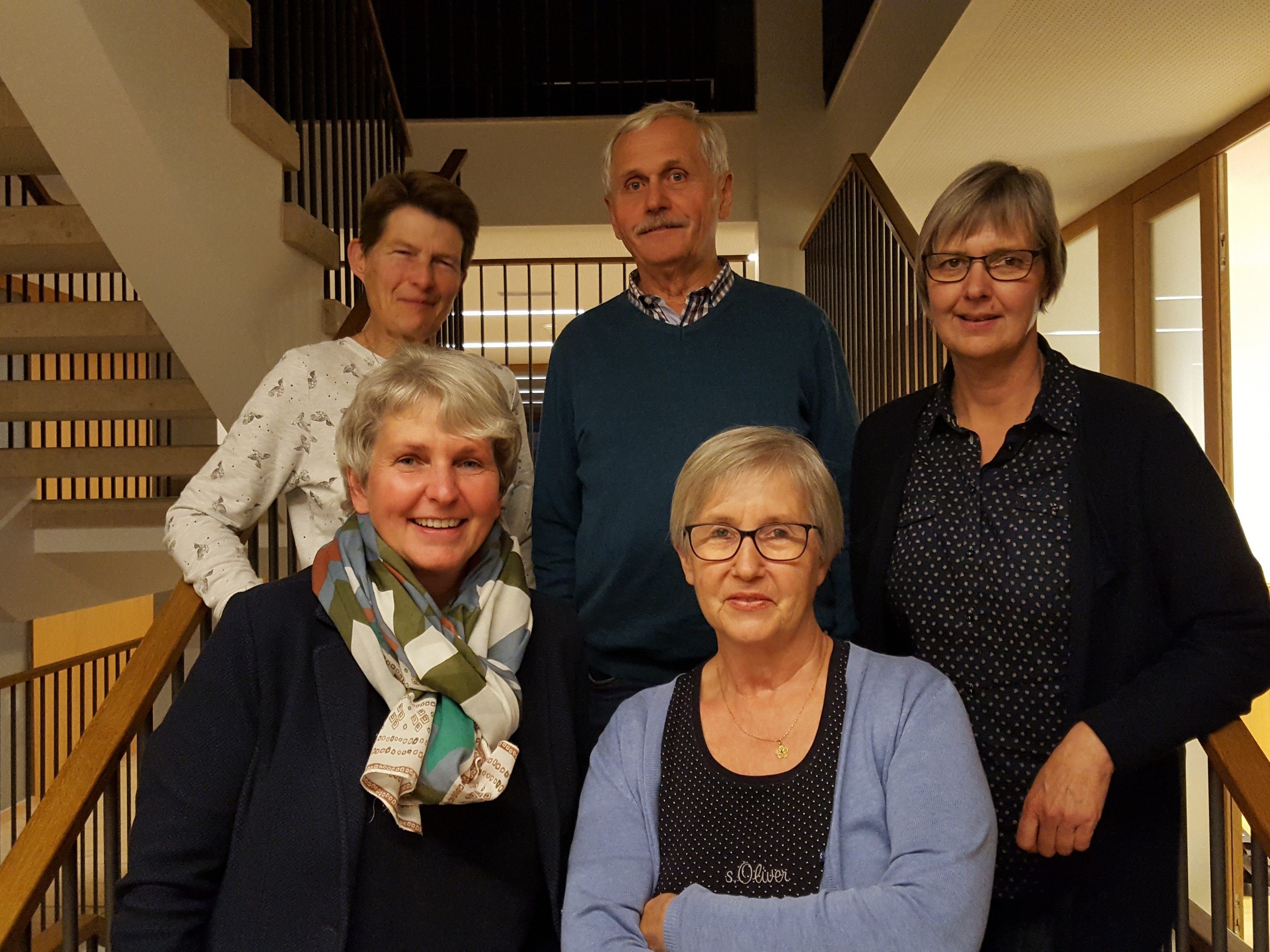 Das Team Vorderwald mit Susanne Gamper, Ludwig Iselor, Siegrid Lässer, Marion Maier und Germana Kifner. Das Team Vorderwald mit Susanne Gamper, Ludwig Iselor, Siegrid Lässer, Marion Maier und Germana Kifner.