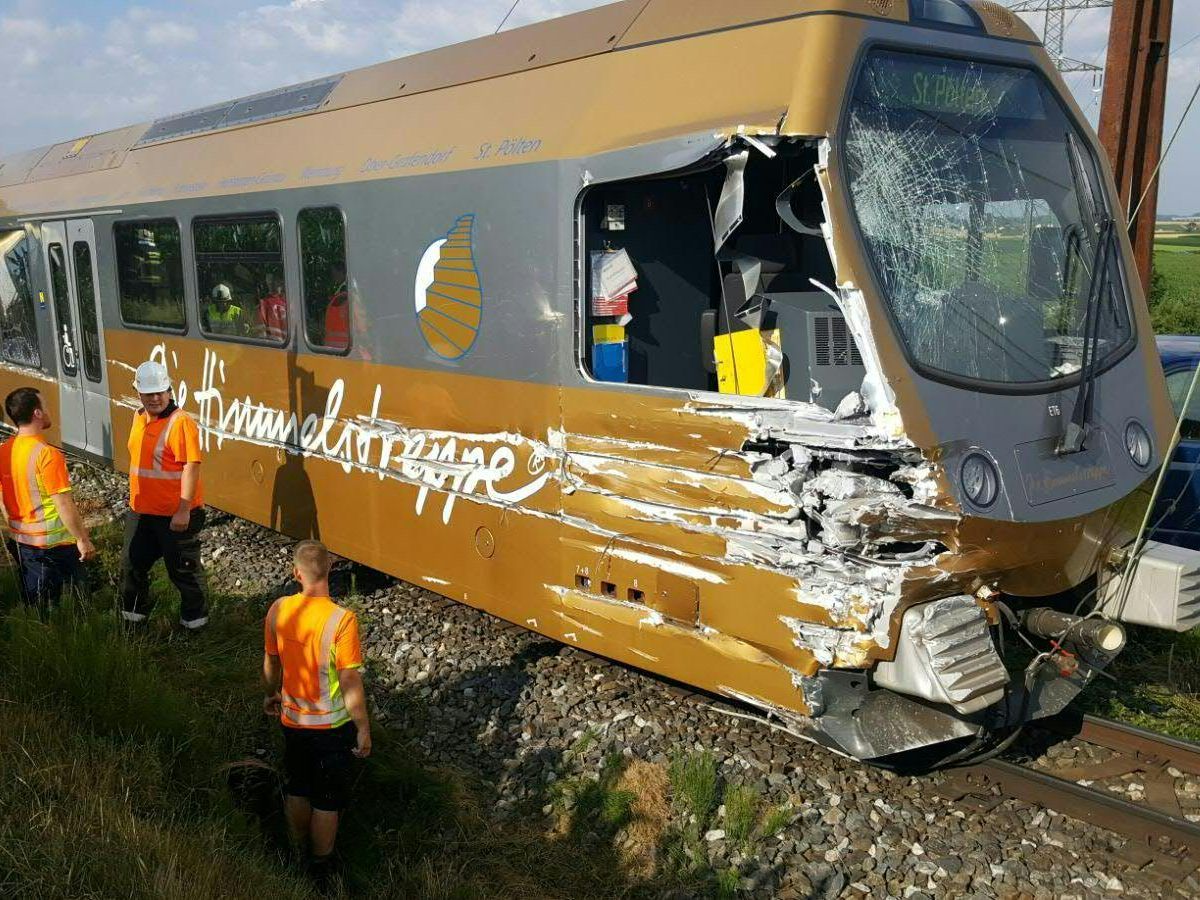 Bei dem Zugunfall wurden am 26. Juni 2018 drei Personen schwer verletzt.