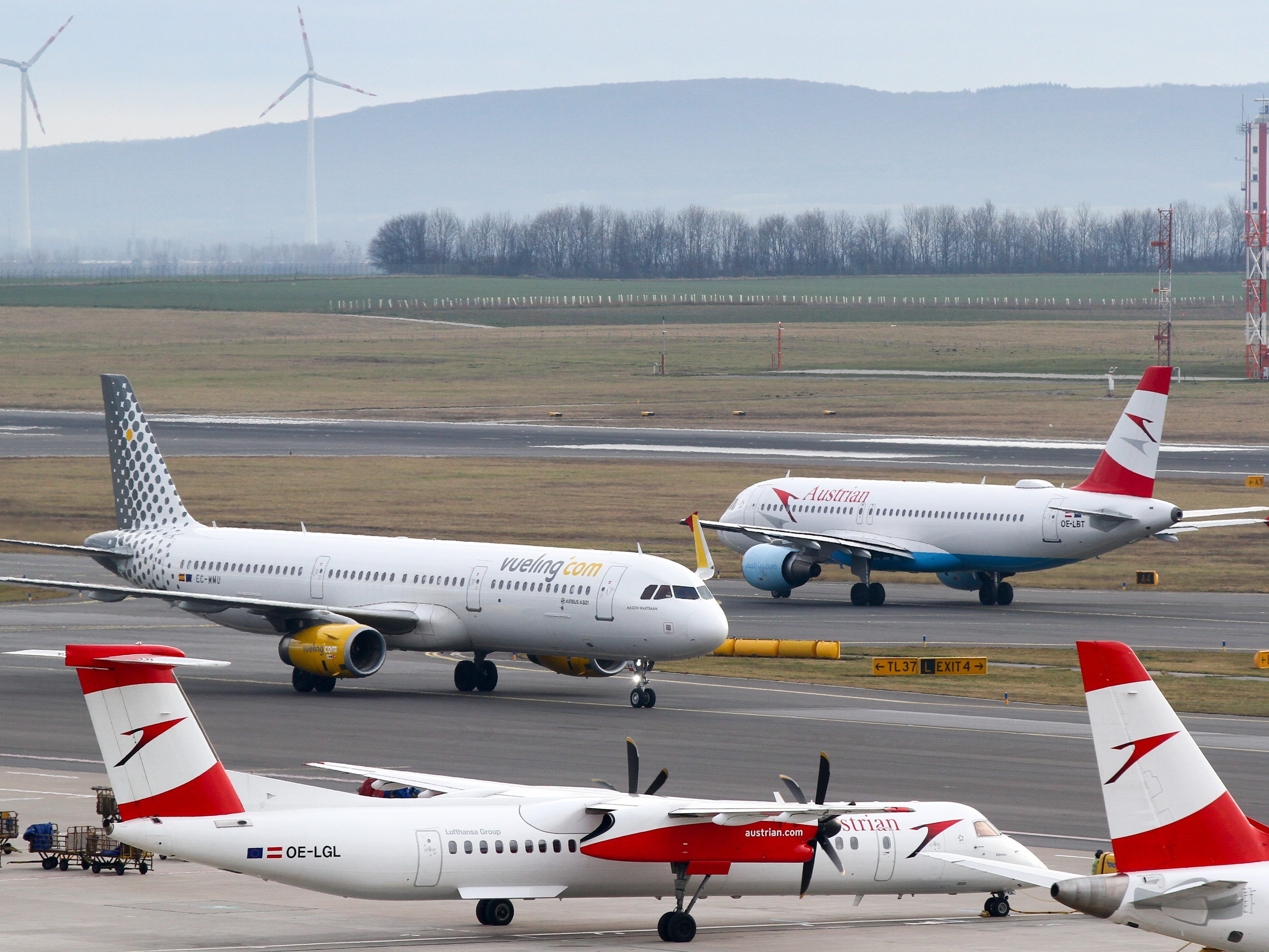 2018 gab es in Wien zahlreiche Verspätungen am Flughafen. 2018 gab es in Wien zahlreiche Verspätungen am Flughafen.