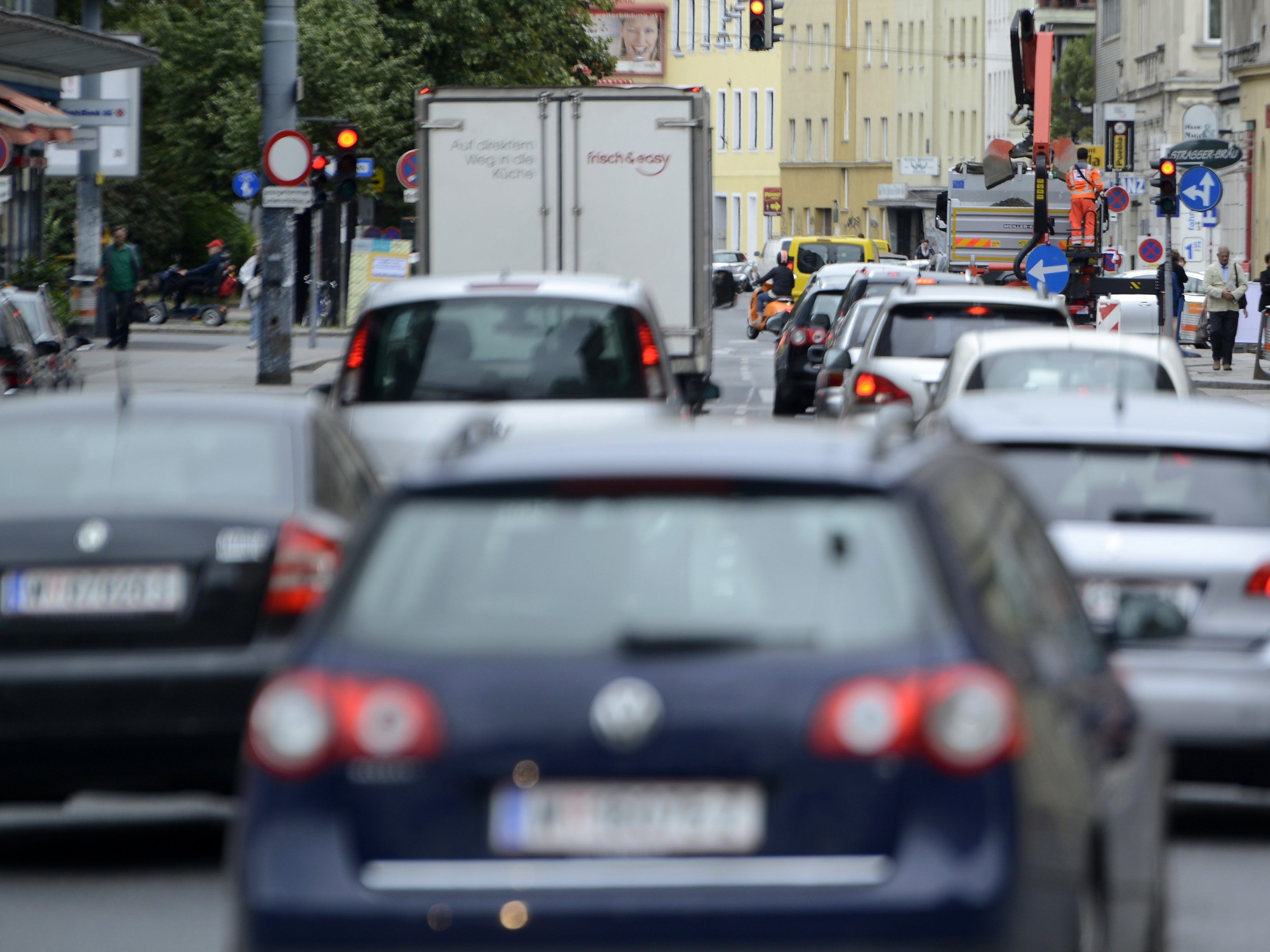 Im Frühverkehr kam es auf der Wiener Südosttangente zu einem Stau.