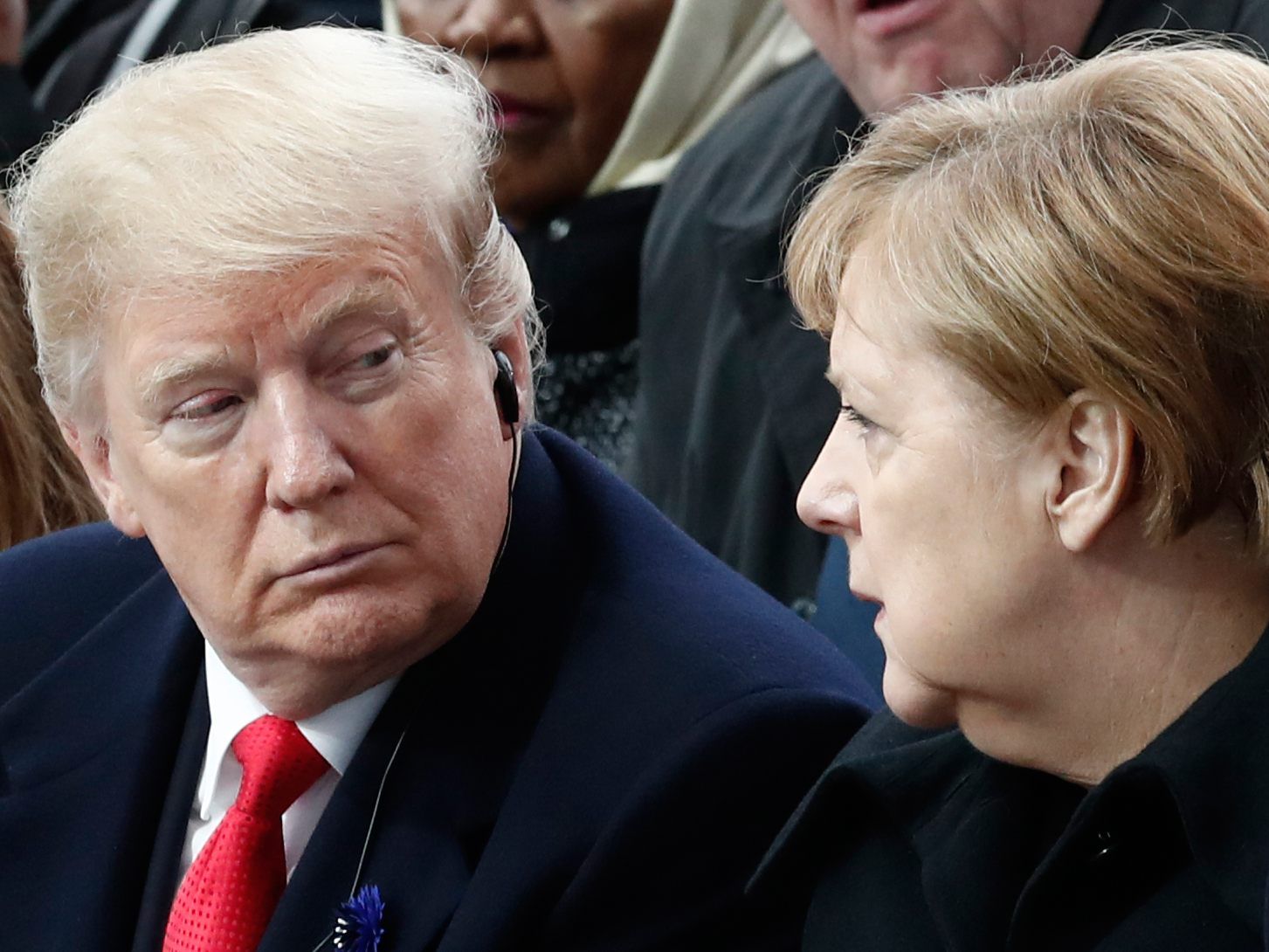 Donald Trump und Angela Merkel