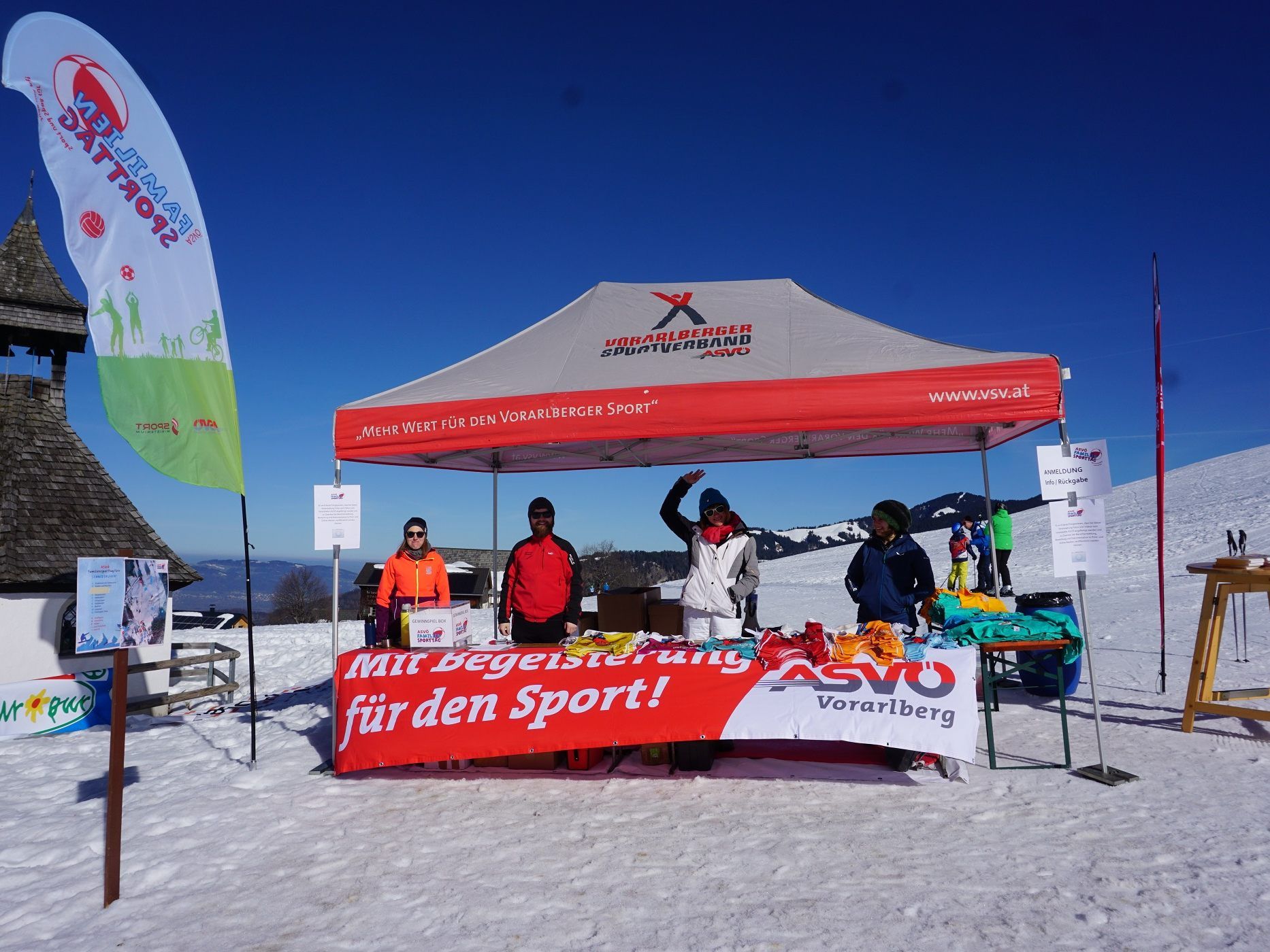Das "Schneeprogramm" der ASVÖ kam super bei den Teilnehmern an.