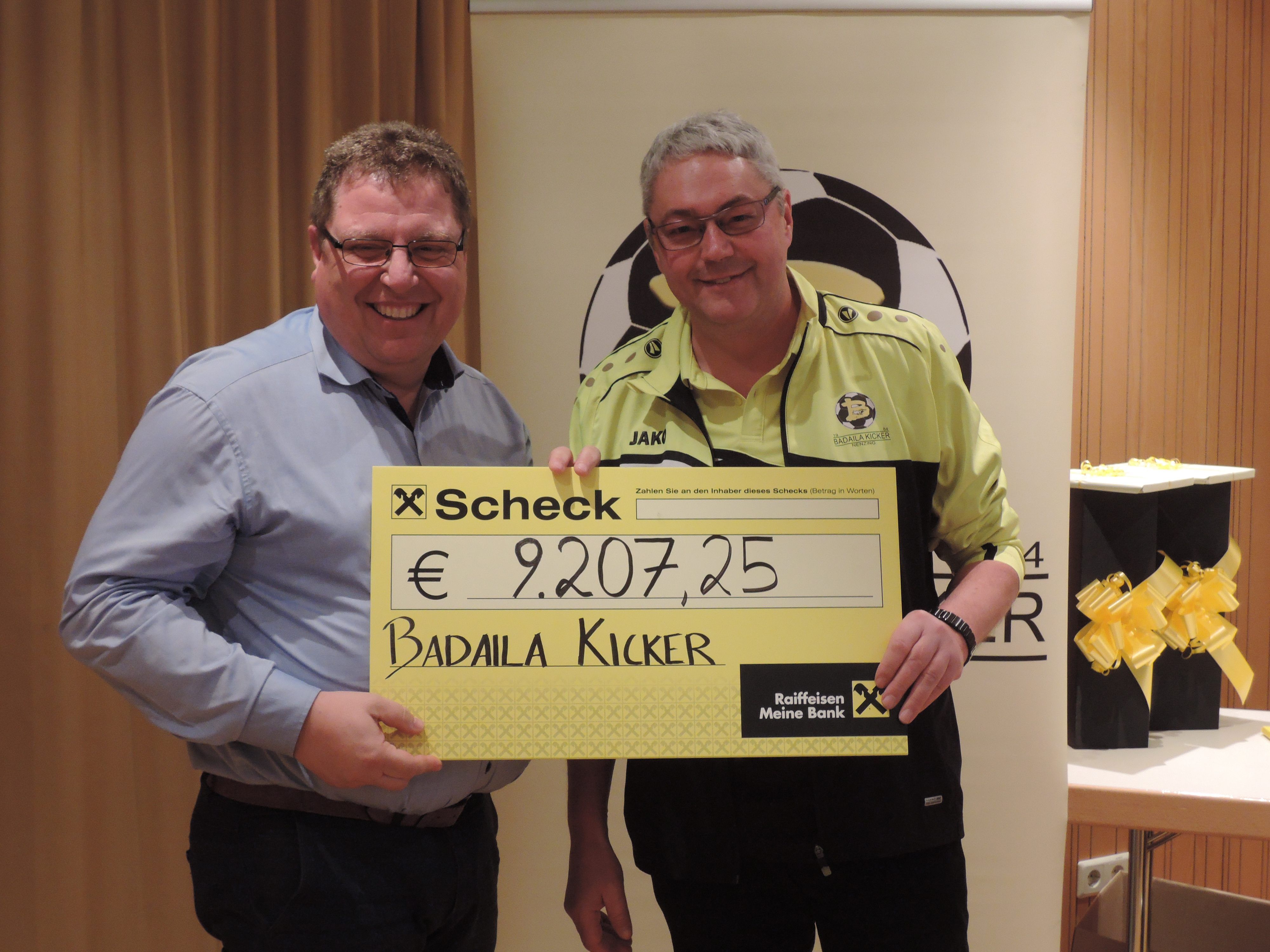 Beeindruckend: Die Spendensumme betrug 9.207,25 Euro.