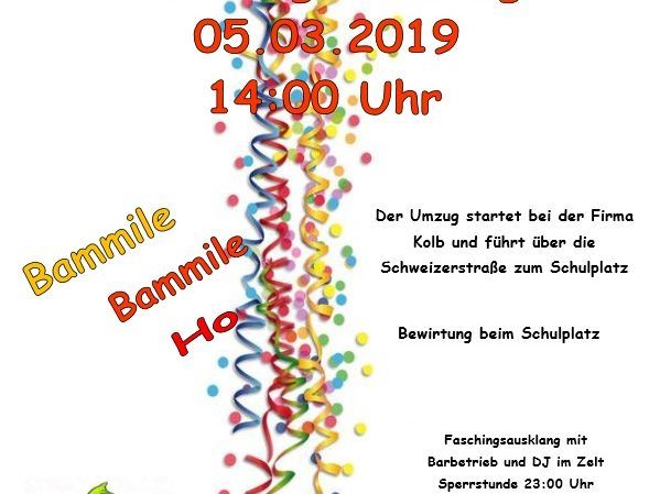 Flyer Fasching