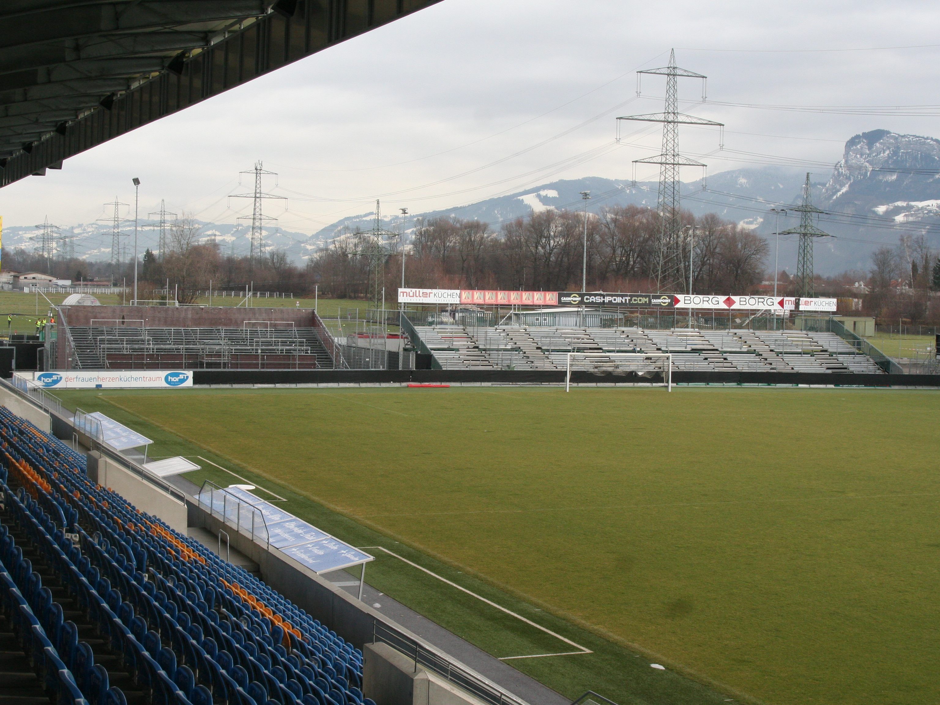 Die Cashpoint-Arena bekommt auch eine neue Nordtribüne