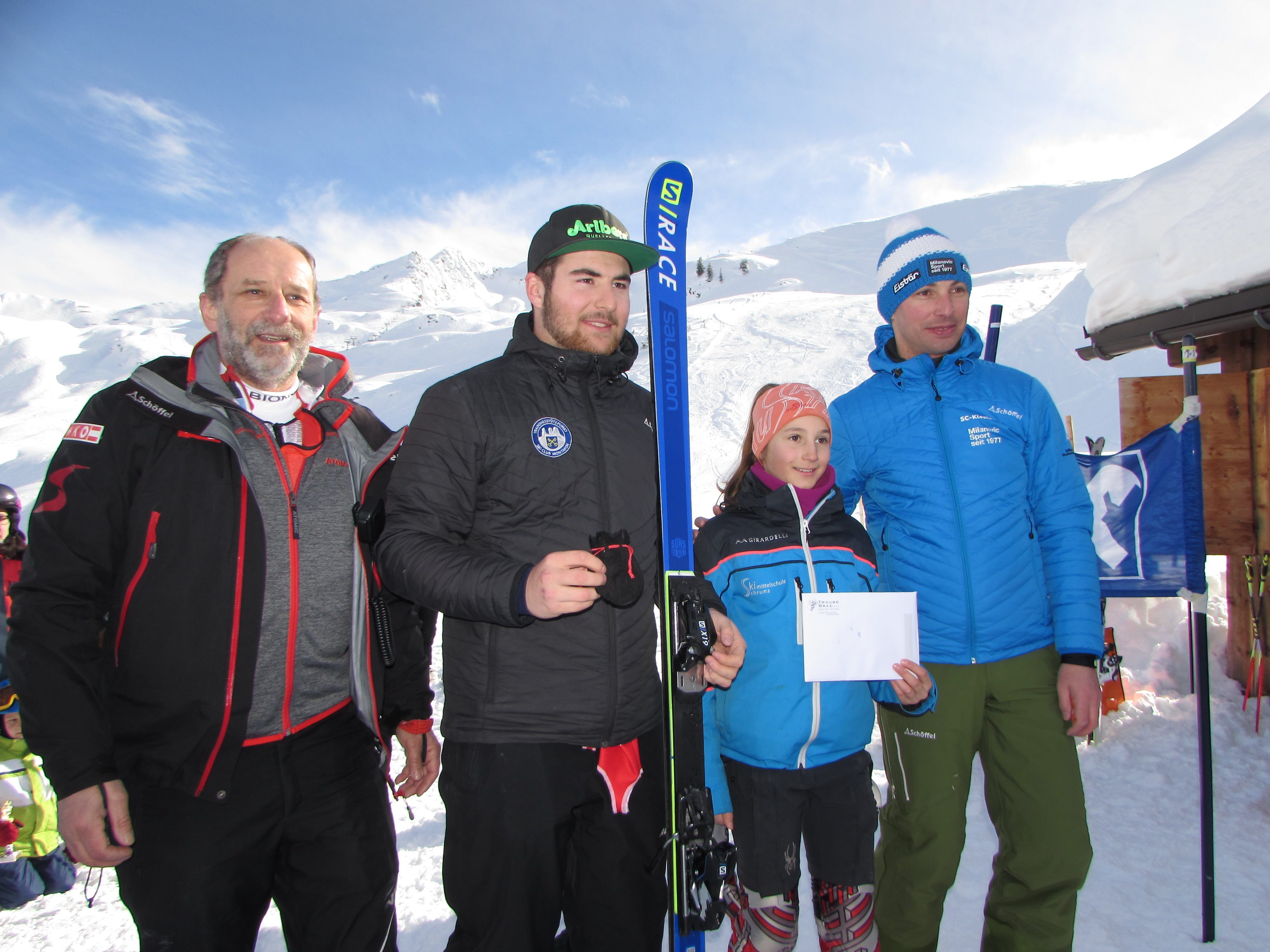 v. l: Othmar Vonbank, Claudia Andreatta, Rosina Brandstetter und Philip Fritz