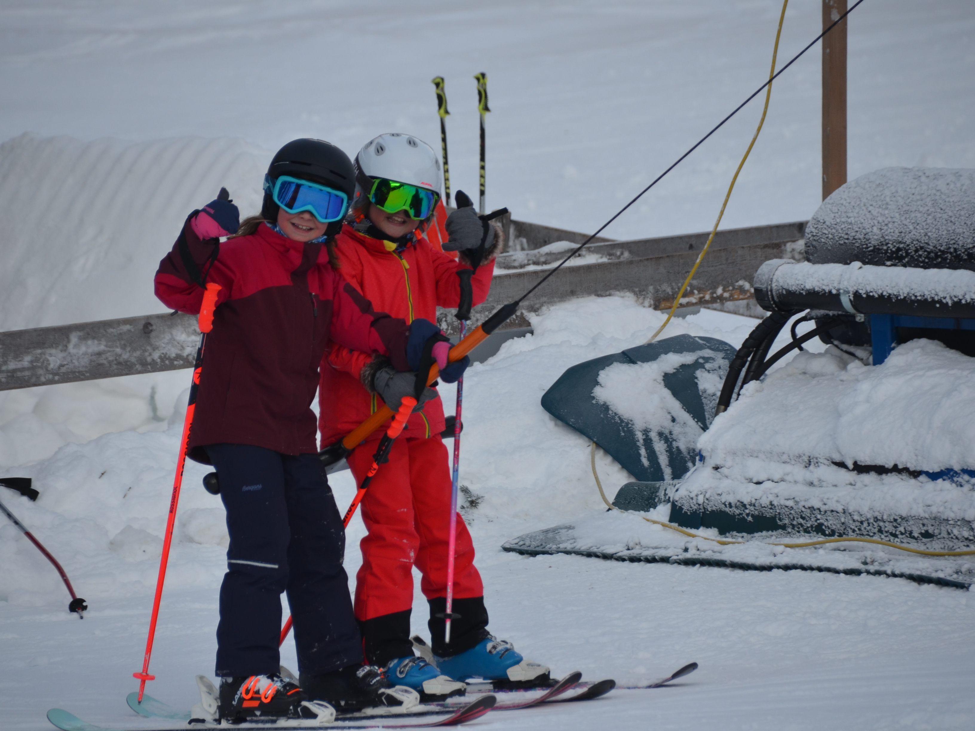 Der Paluda-Lift wird von vielen Kindern genutzt, um Skifahren zu lernen. Der Paluda-Lift wird von vielen Kindern genutzt, um Skifahren zu lernen.