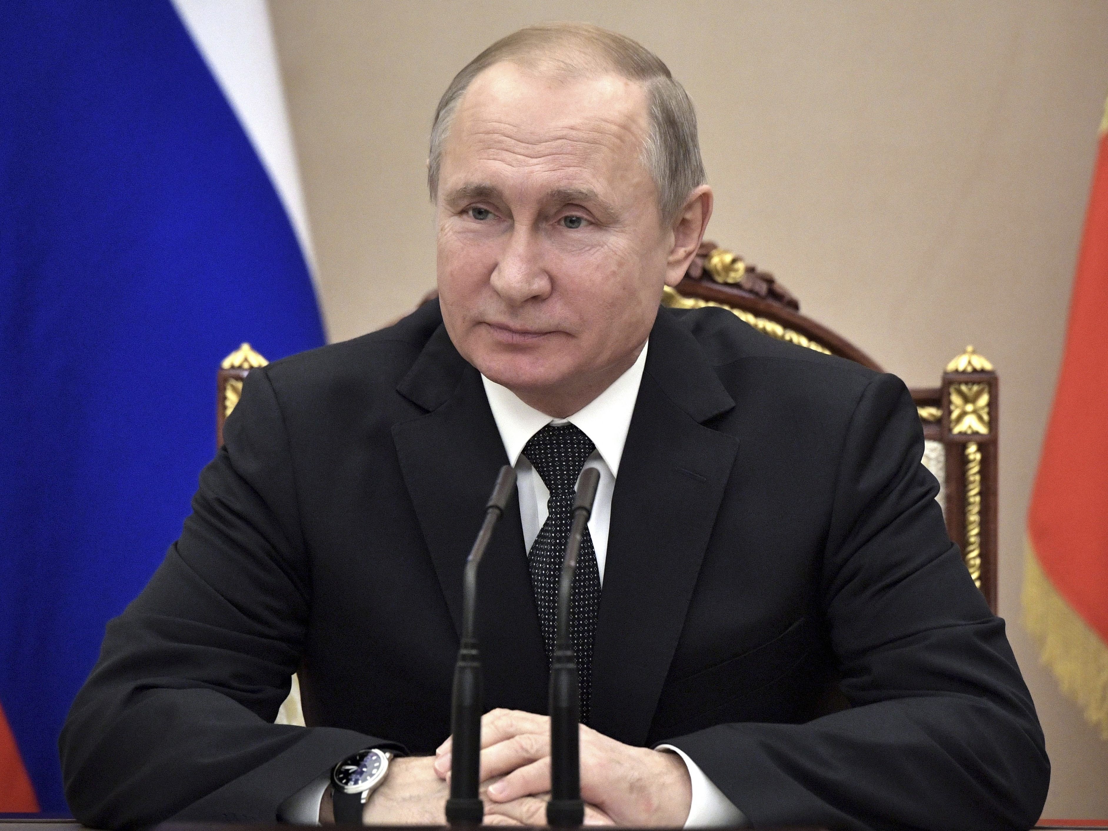 Wladimir Putin reagiert auf Donald Trump. Wladimir Putin reagiert auf Donald Trump.