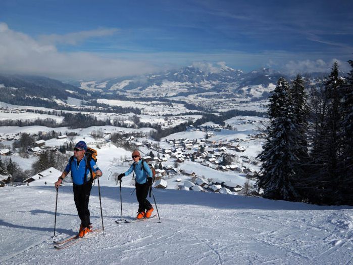 Skitourenglück direkt vor der Haustür