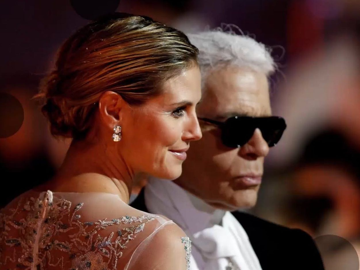 Heidi Klum äußerte sich nicht zum Tod von Karl Lagerfeld.