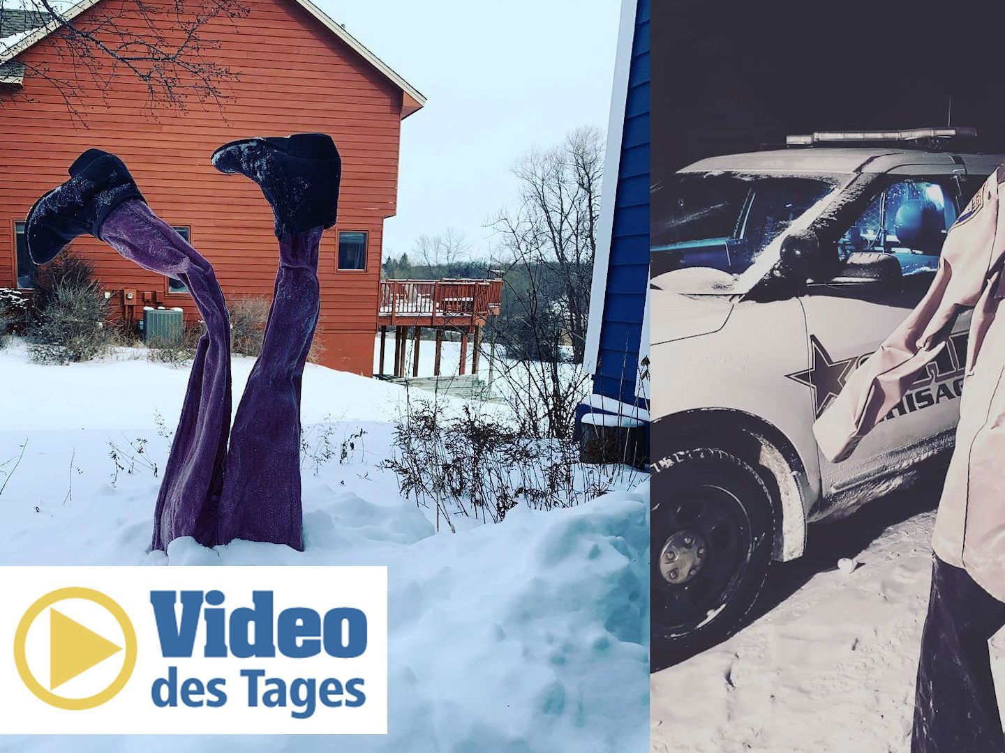 Die Kälte lässt so manchen kreativ werden.