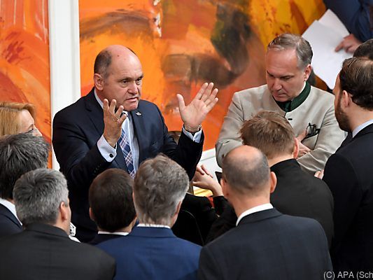 Sobotka richtete einen ernsten Appell an die Abgeordneten
