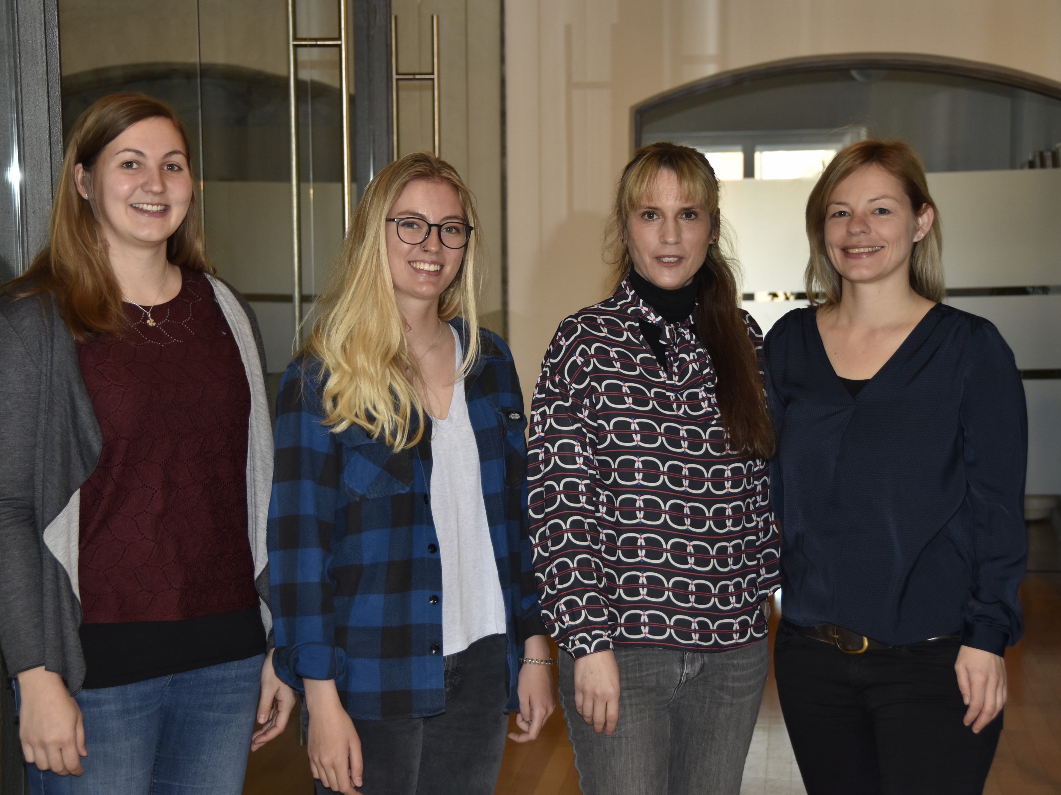 V.l.n.r.: Julia Sagmeister, Ines Stotter, Andrea Mairhofer und Beatrix Spalt © Marktgemeinde Rankweil. V.l.n.r.: Julia Sagmeister, Ines Stotter, Andrea Mairhofer und Beatrix Spalt © Marktgemeinde Rankweil.