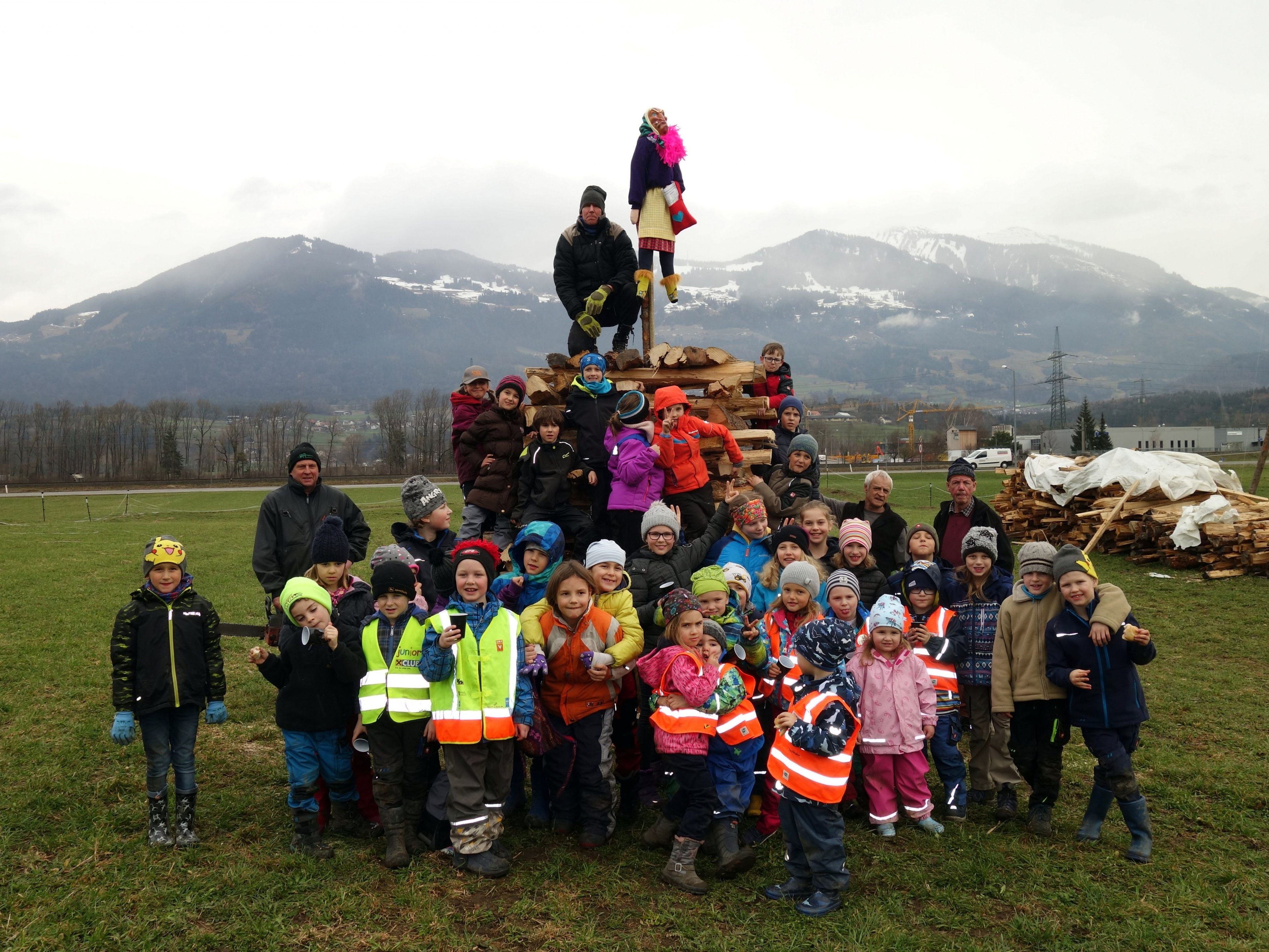 Die Beschlinger Kids waren mit Spaß und Eifer bei der Sache.