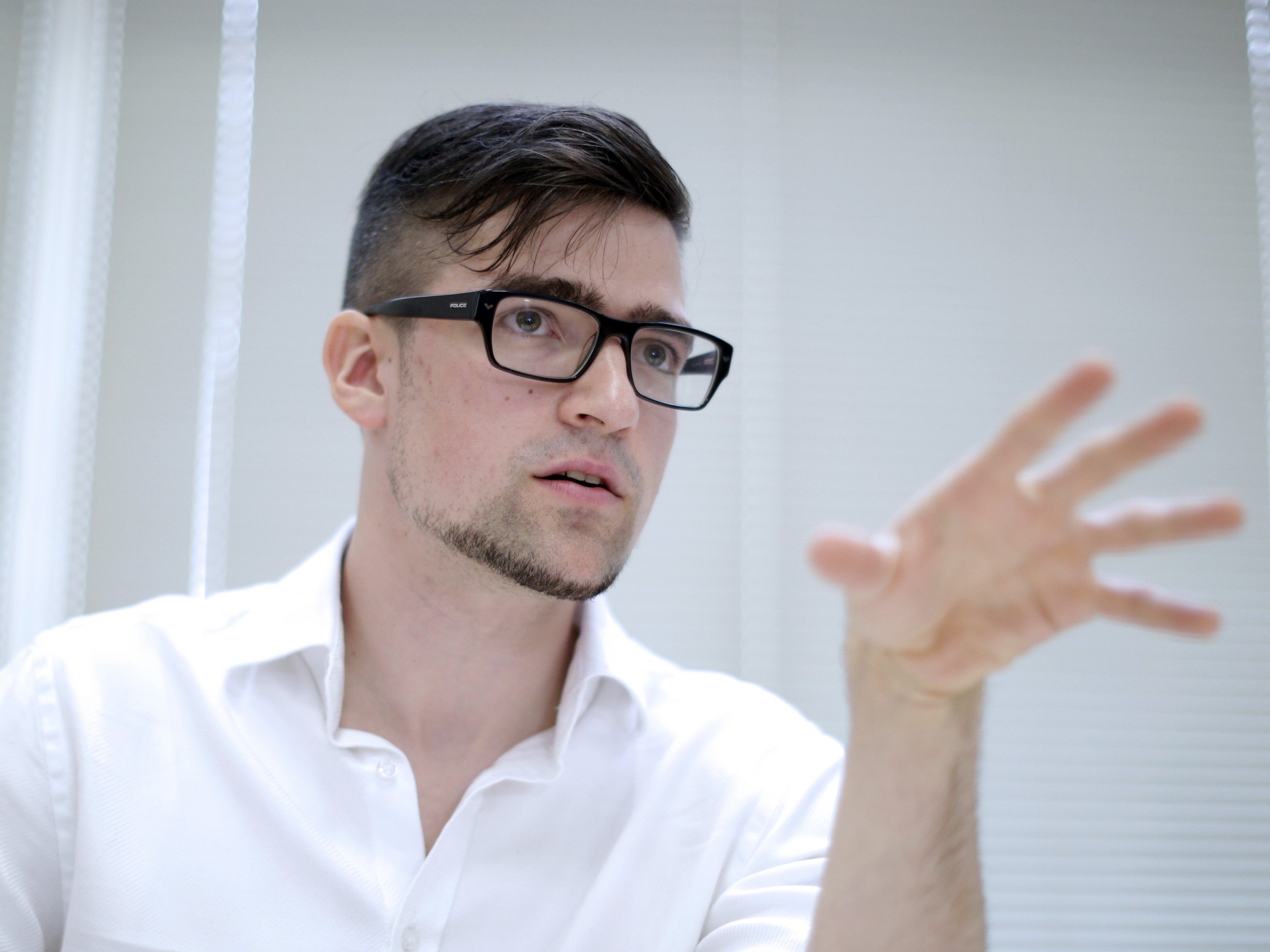 Der Wiener Identitären-Obmann Sellner. Der Wiener Identitären-Obmann Sellner.