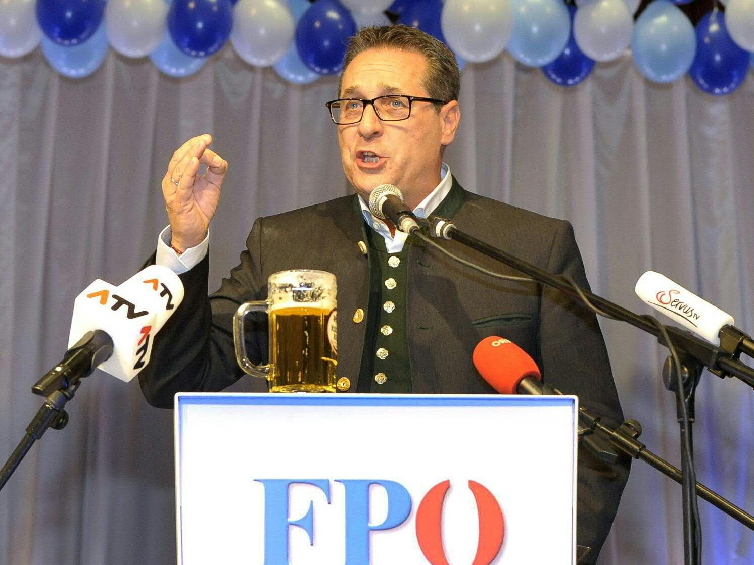 Strache beim politischen Aschermittwoch 2018. Strache beim politischen Aschermittwoch 2018.