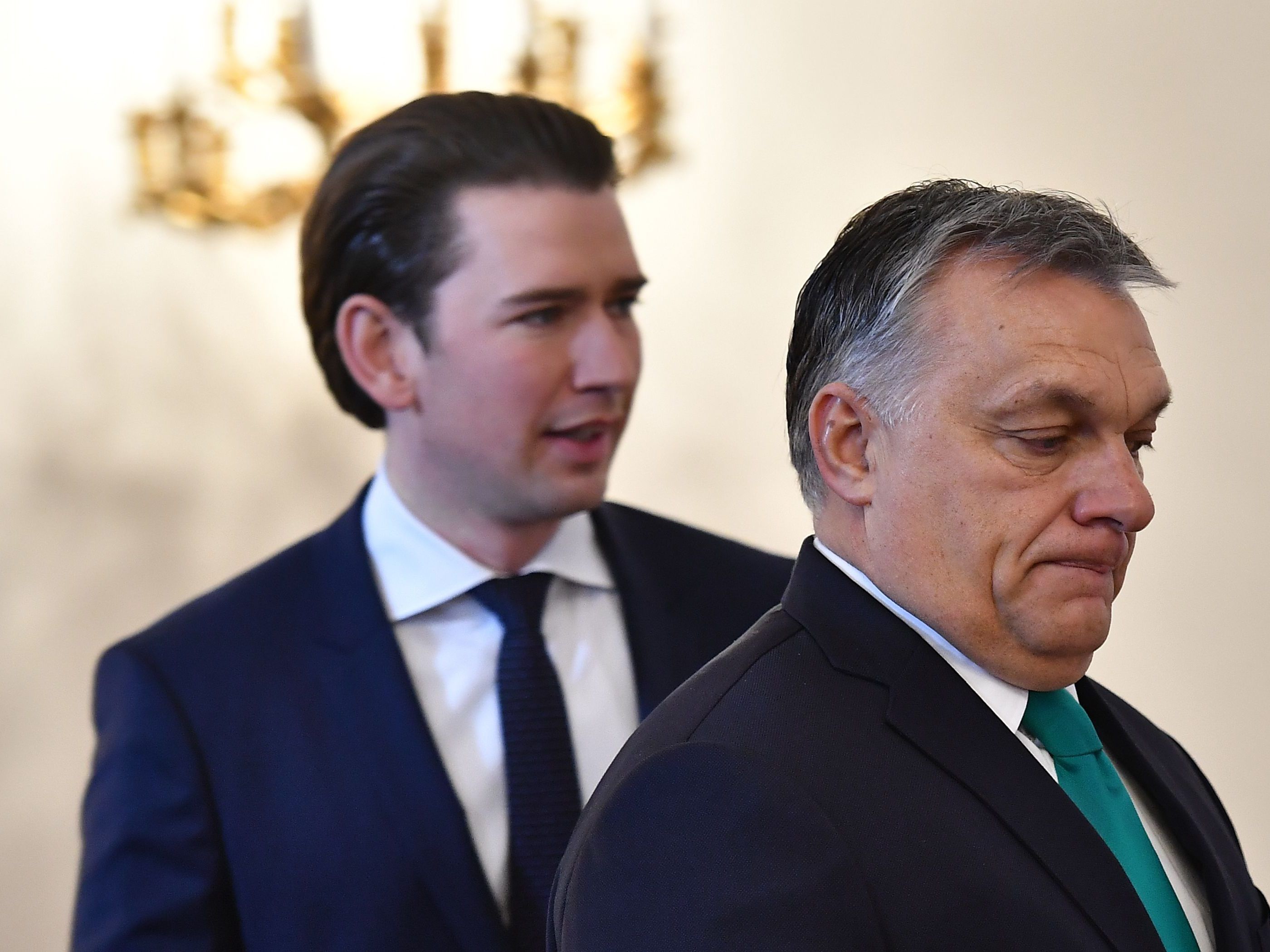 Sebastian Kurz und Viktor Orban Sebastian Kurz und Viktor Orban