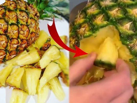 Der beste Weg eine Ananas zu essen.