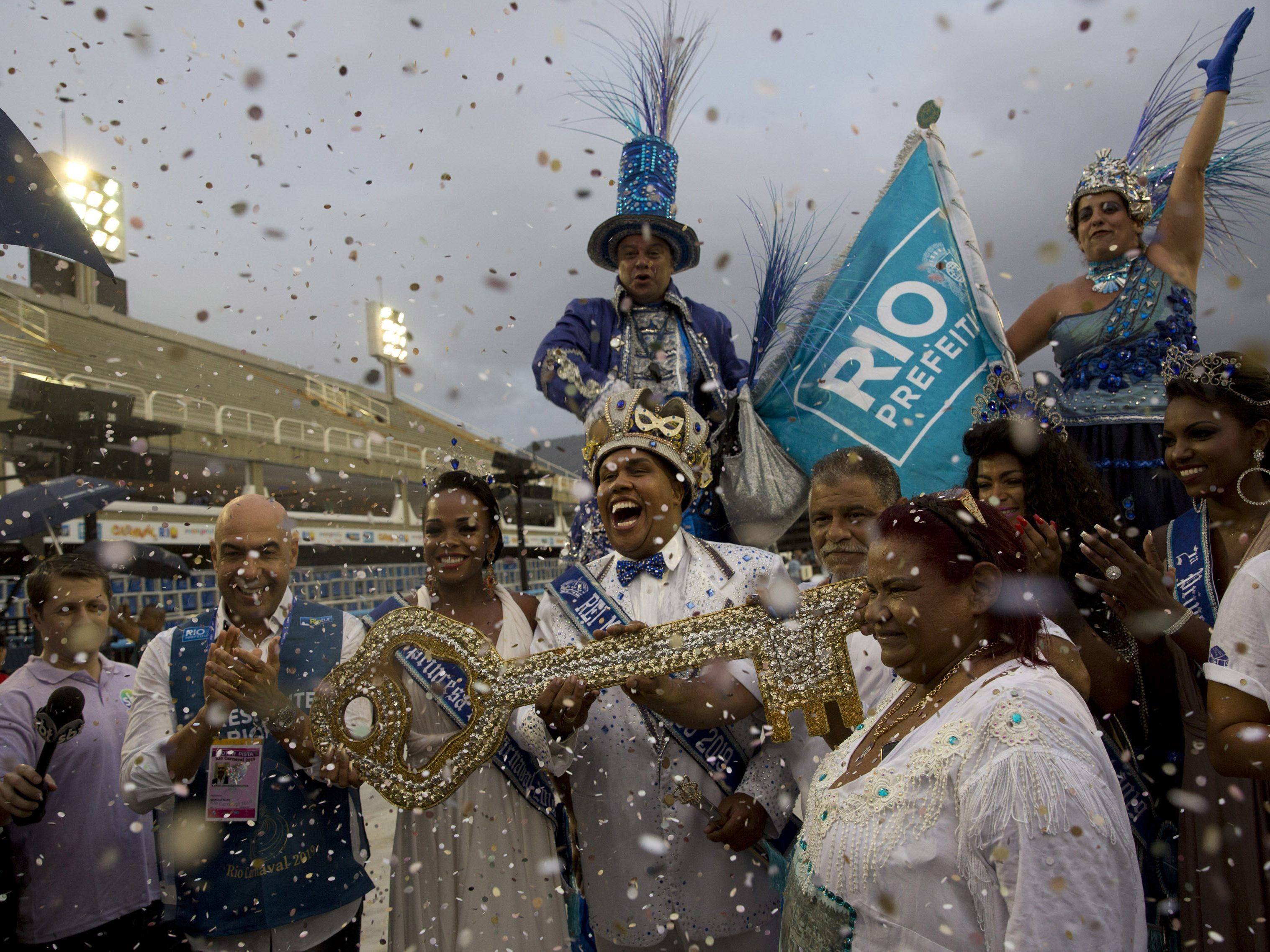 Der Karneval in Rio hat begonnen.