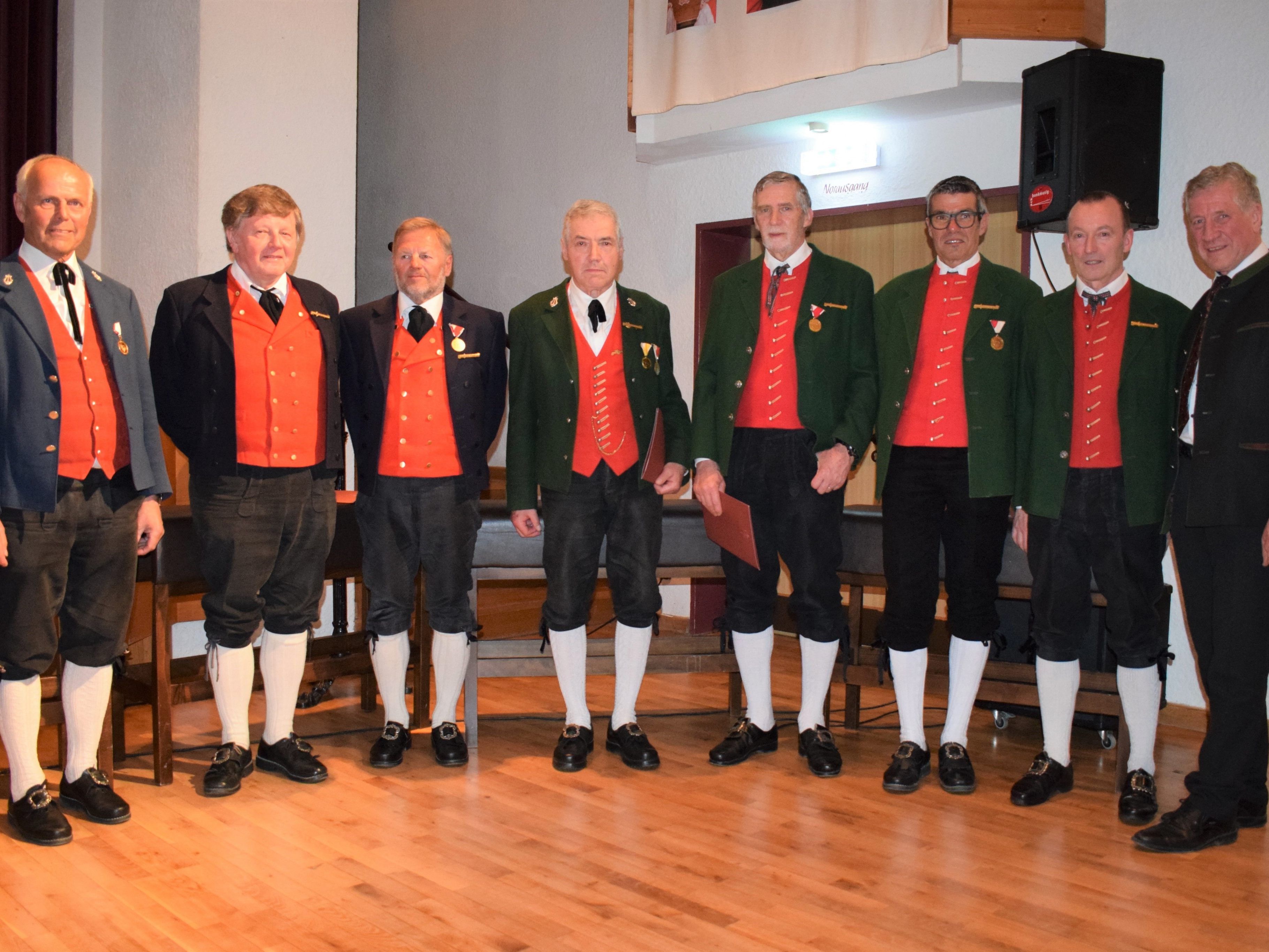 Langjährige Bregenzerwälder Musikanten wurden in Alberschwende ausgezeichnet.