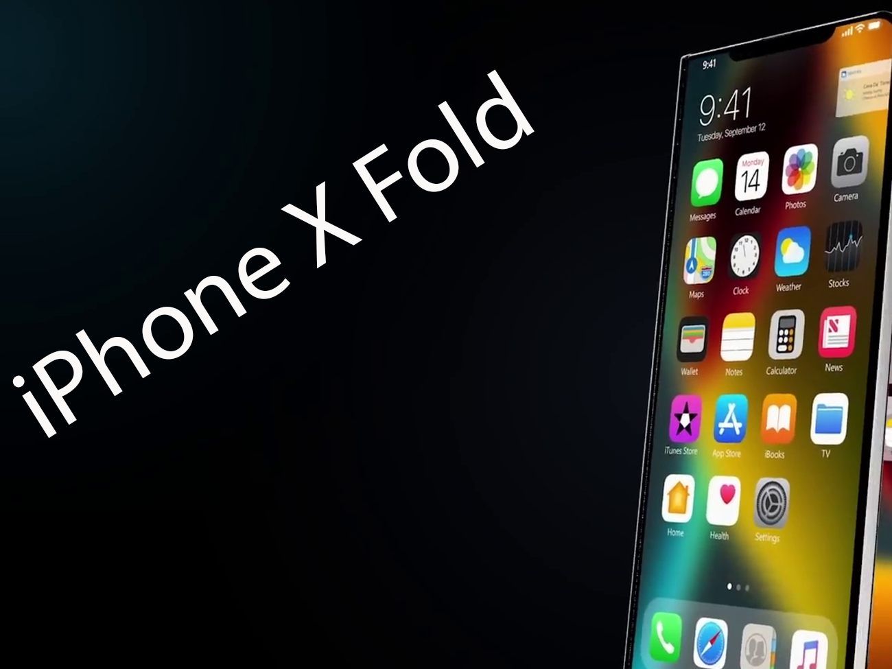 So könnte ein faltbares iPhone aussehen. So könnte ein faltbares iPhone aussehen.