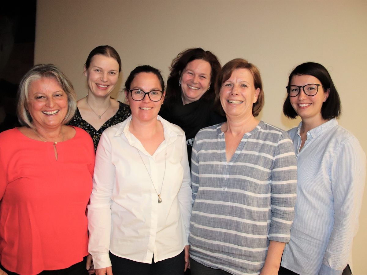 Brigitte Partel, Simone Andres, Claudia Gunz, Monika Natter, Monika Winder und Sofie Raiser. Brigitte Partel, Simone Andres, Claudia Gunz, Monika Natter, Monika Winder und Sofie Raiser.