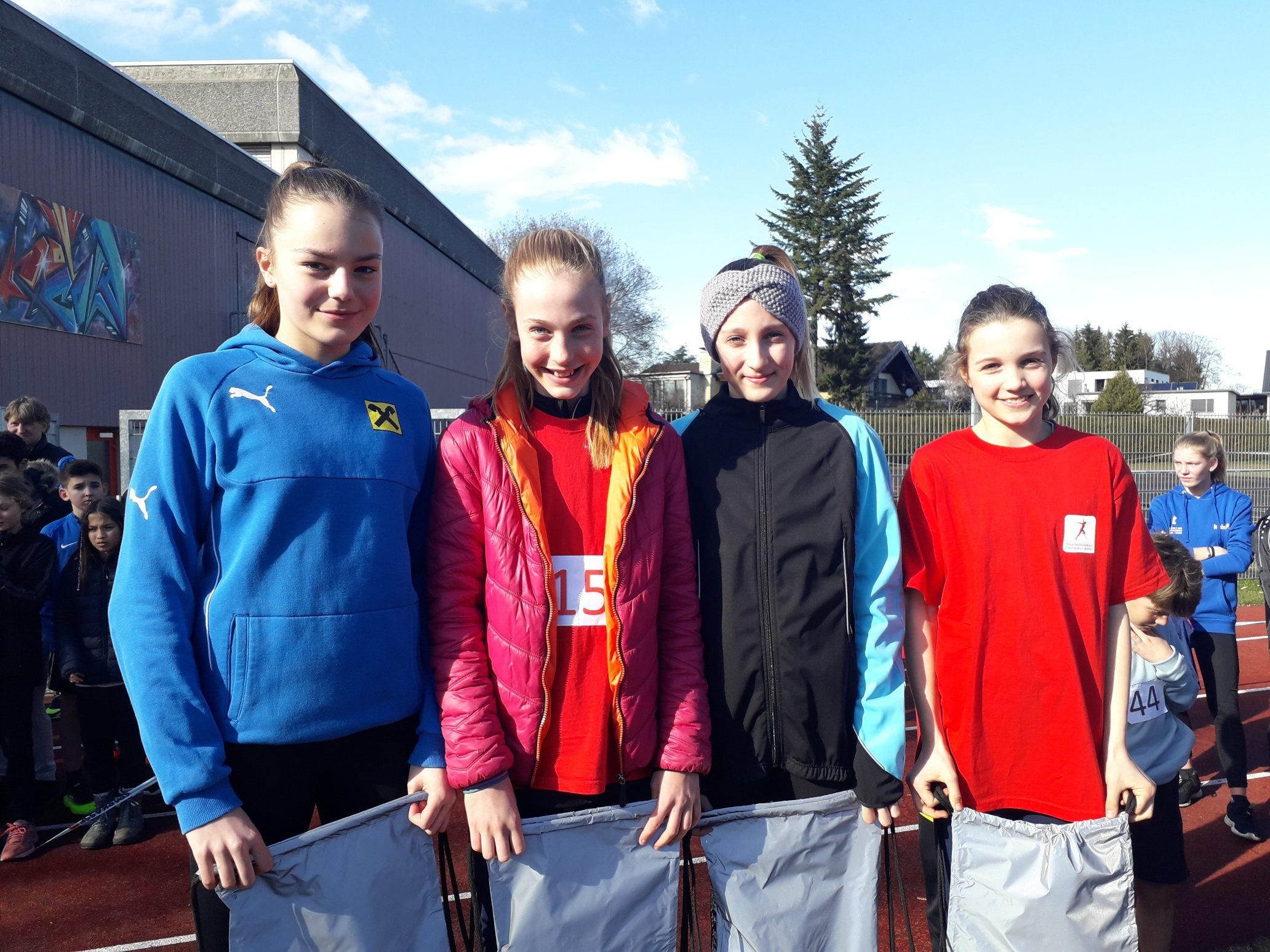 Die frischgebackenen Cross Country Schul-Landesmeister.