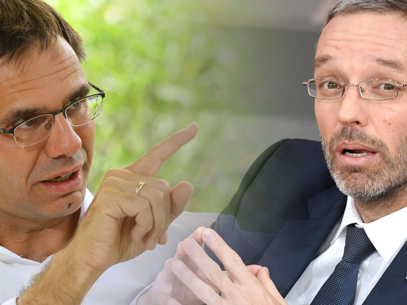 LH Wallner gegen Innenminister Kickl in der Cause des Messerattentats an der BH Dornbirn.