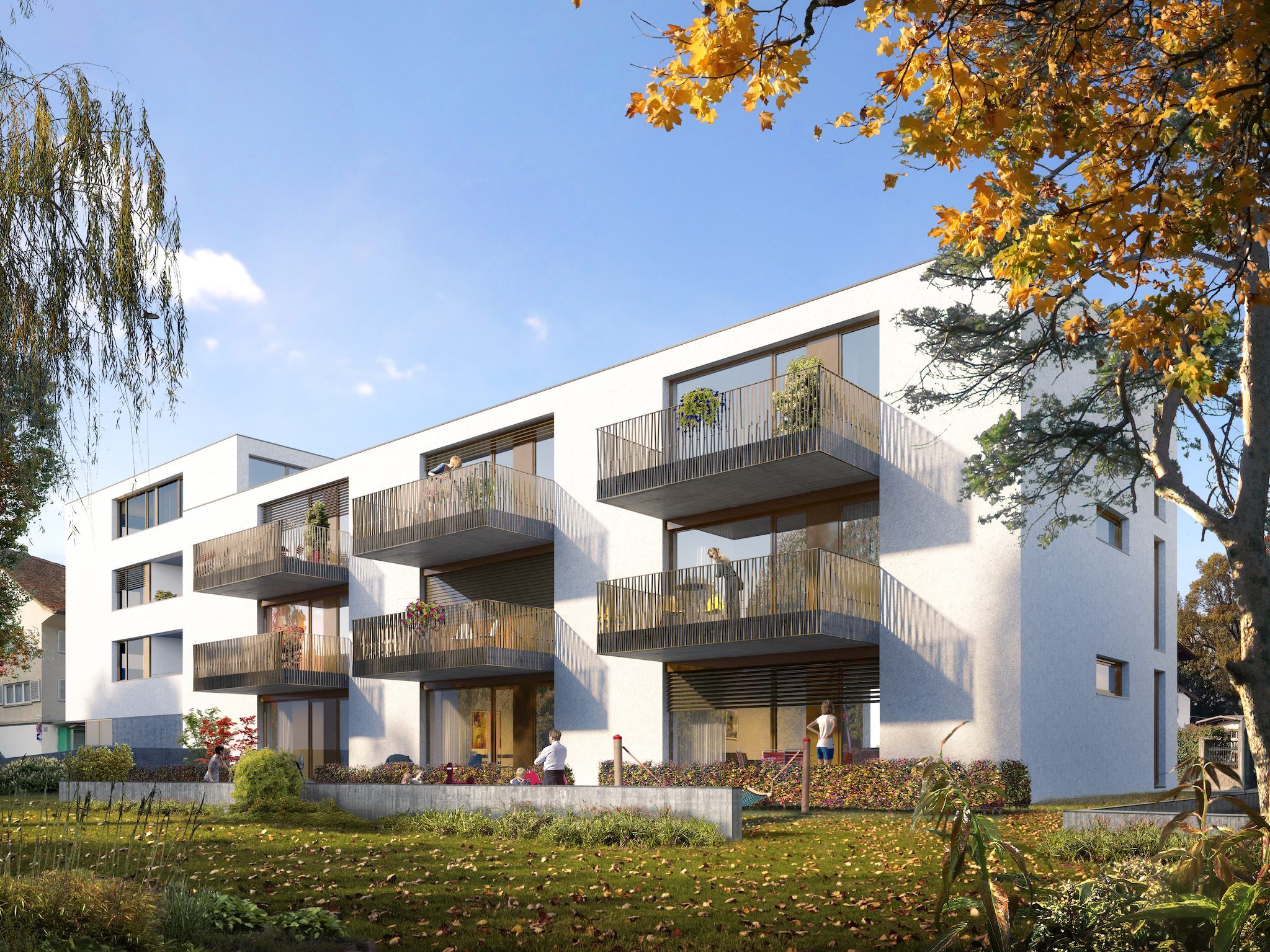 Rendering Stadthaus Marktstraße 55, Dornbirn