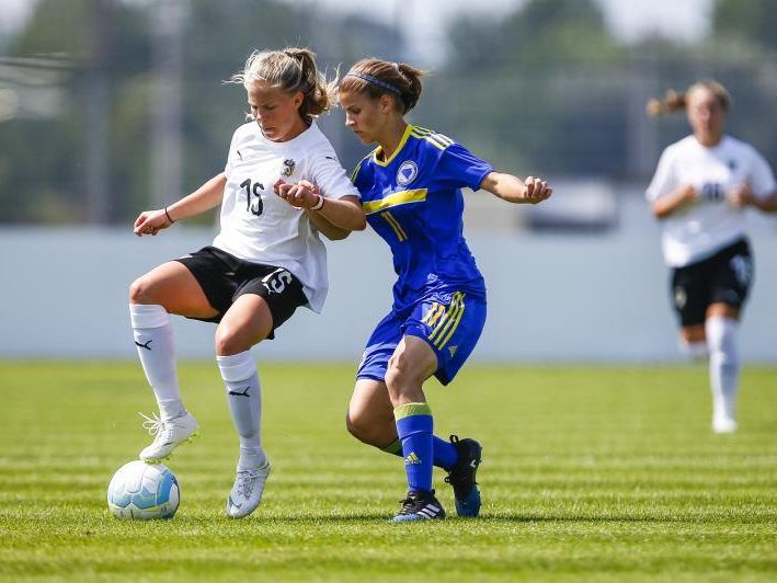 Patricia Pfanner steht vor einer großen Karriere im Frauenfußball Patricia Pfanner steht vor einer großen Karriere im Frauenfußball