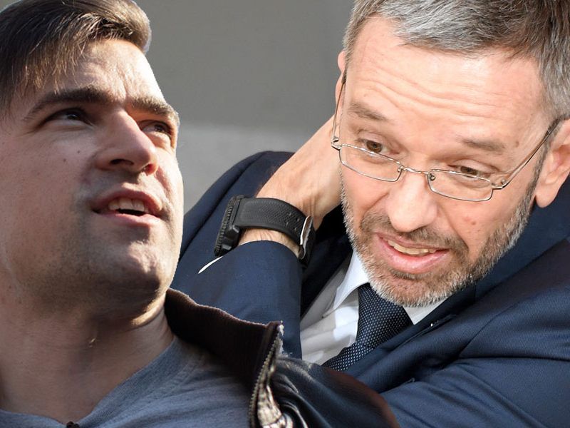 Martin Sellner und Herbert Kickl Martin Sellner und Herbert Kickl
