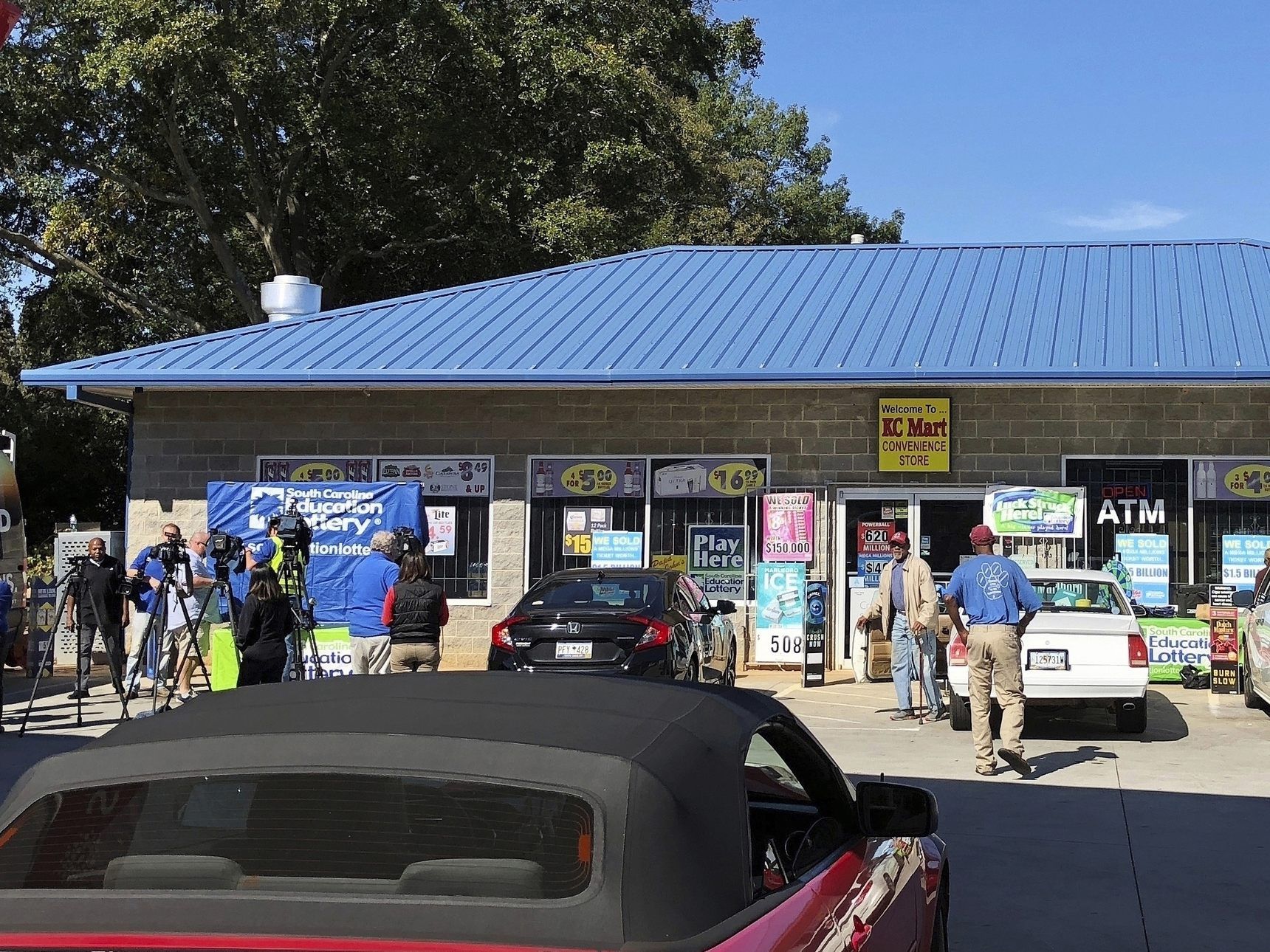 In diesem Supermart in Simpsonville im US-Bundesstaat South Carolina wurde der Glücks-Schein gekauft. In diesem Supermart in Simpsonville im US-Bundesstaat South Carolina wurde der Glücks-Schein gekauft.