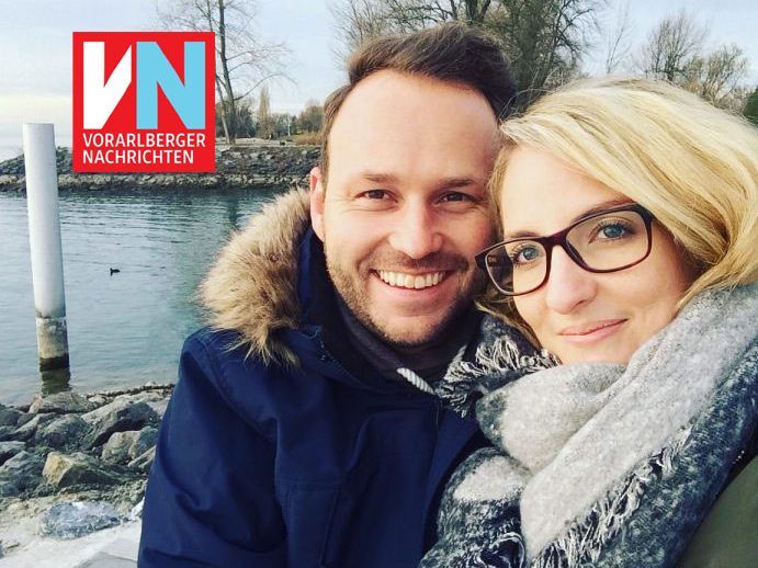 Sicherheitspreisträger Marcel Oswald und Desiree Friedl.