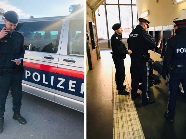 Die Wiener Polizei führte die Kontrollen vor allem in öffentlichen Verkehrsmittel und im Stationsbereich durch.