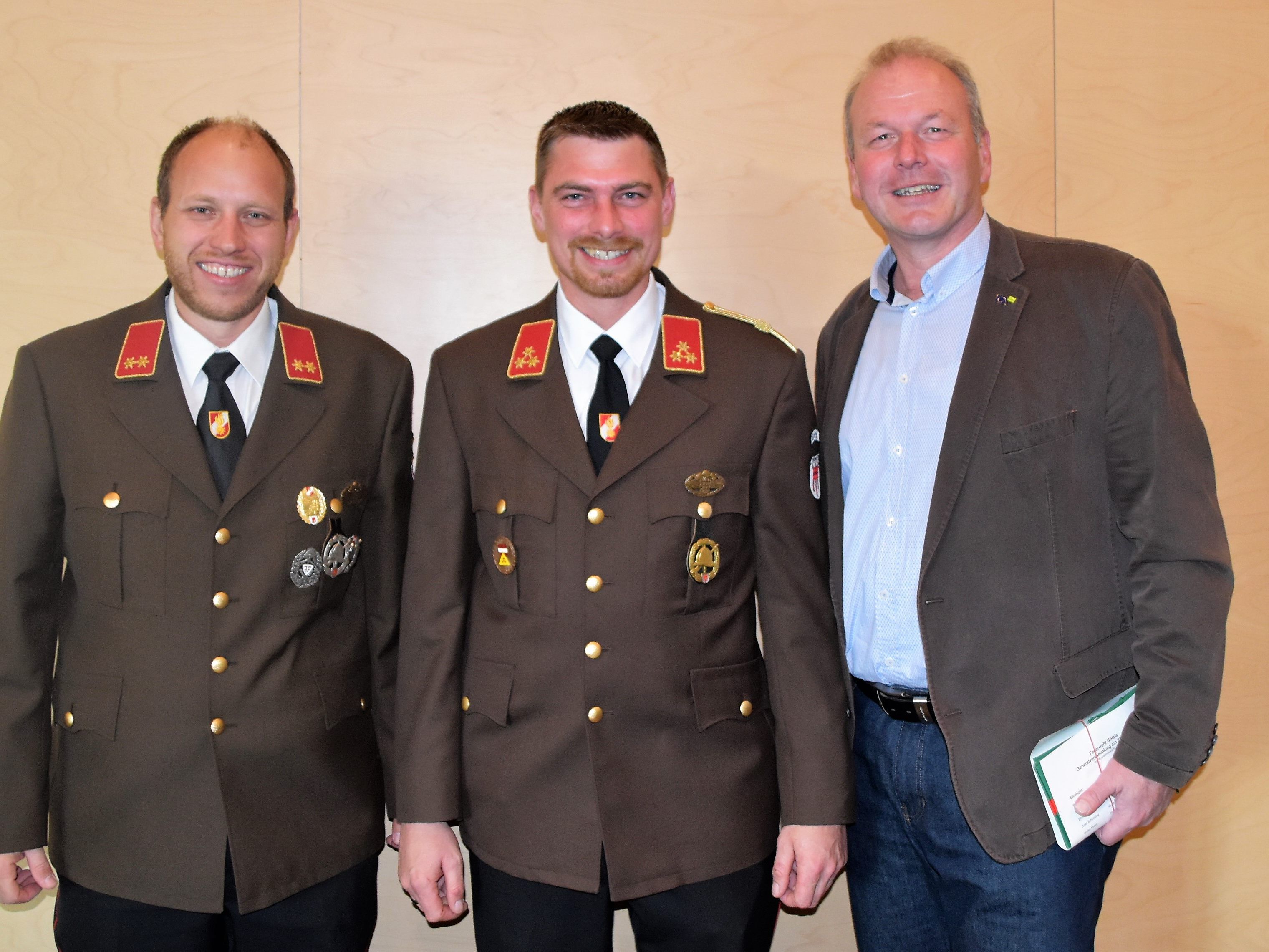 Alexander Bell,  Rainer Büsel  und Christian Loacker