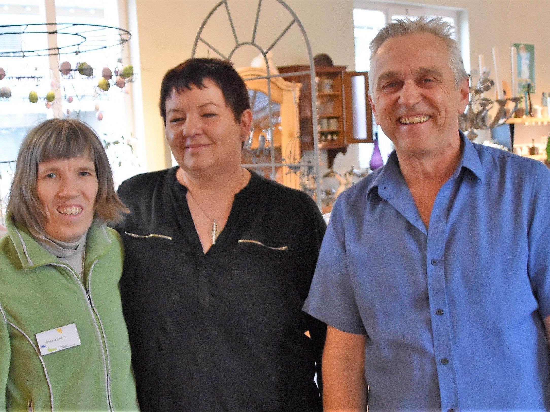 Berni, Gudrun und Joschi freuen sich über viele Besucher