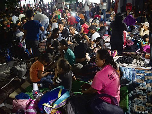 Die Migranten erhoffen sich in den USA ein besseres Leben