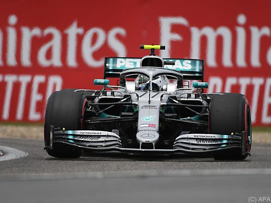 Mercedes-Fahrer Valtteri Bottas drehte am schnellsten seine Runden