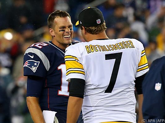 Quarterbacks Tom Brady (Patriots) und Ben Roethlisberger (Steelers) Quarterbacks Tom Brady (Patriots) und Ben Roethlisberger (Steelers)