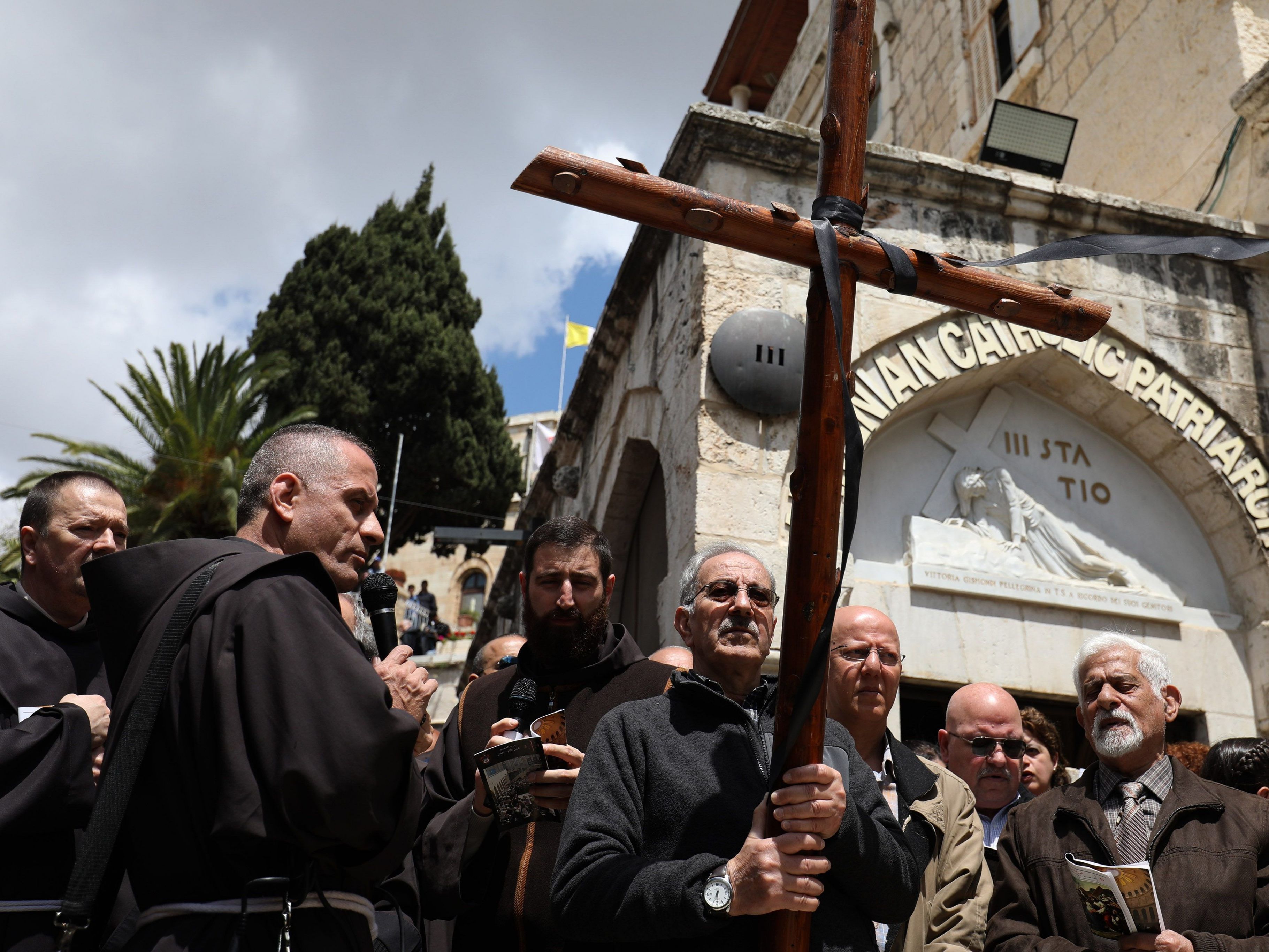 Karfreitags-Prozession in Jerusalem.