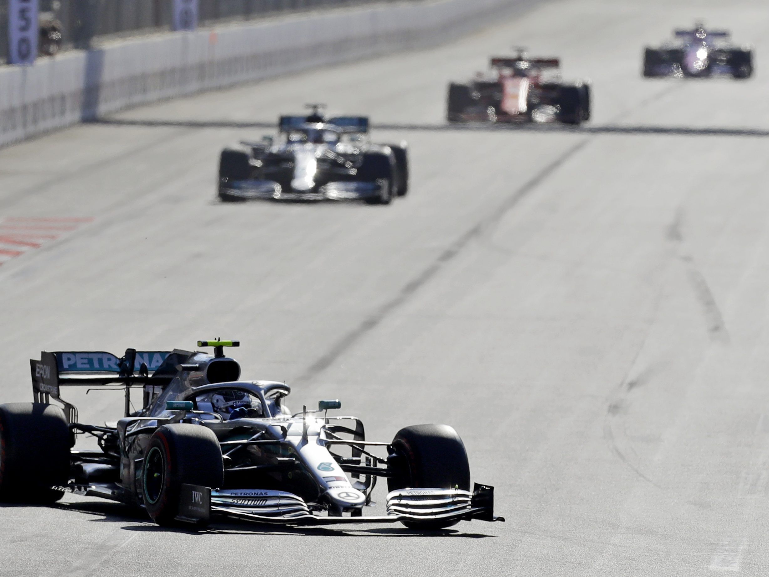 Bottas in Baku.