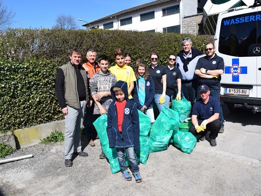 Flurreinigung in Bludenz